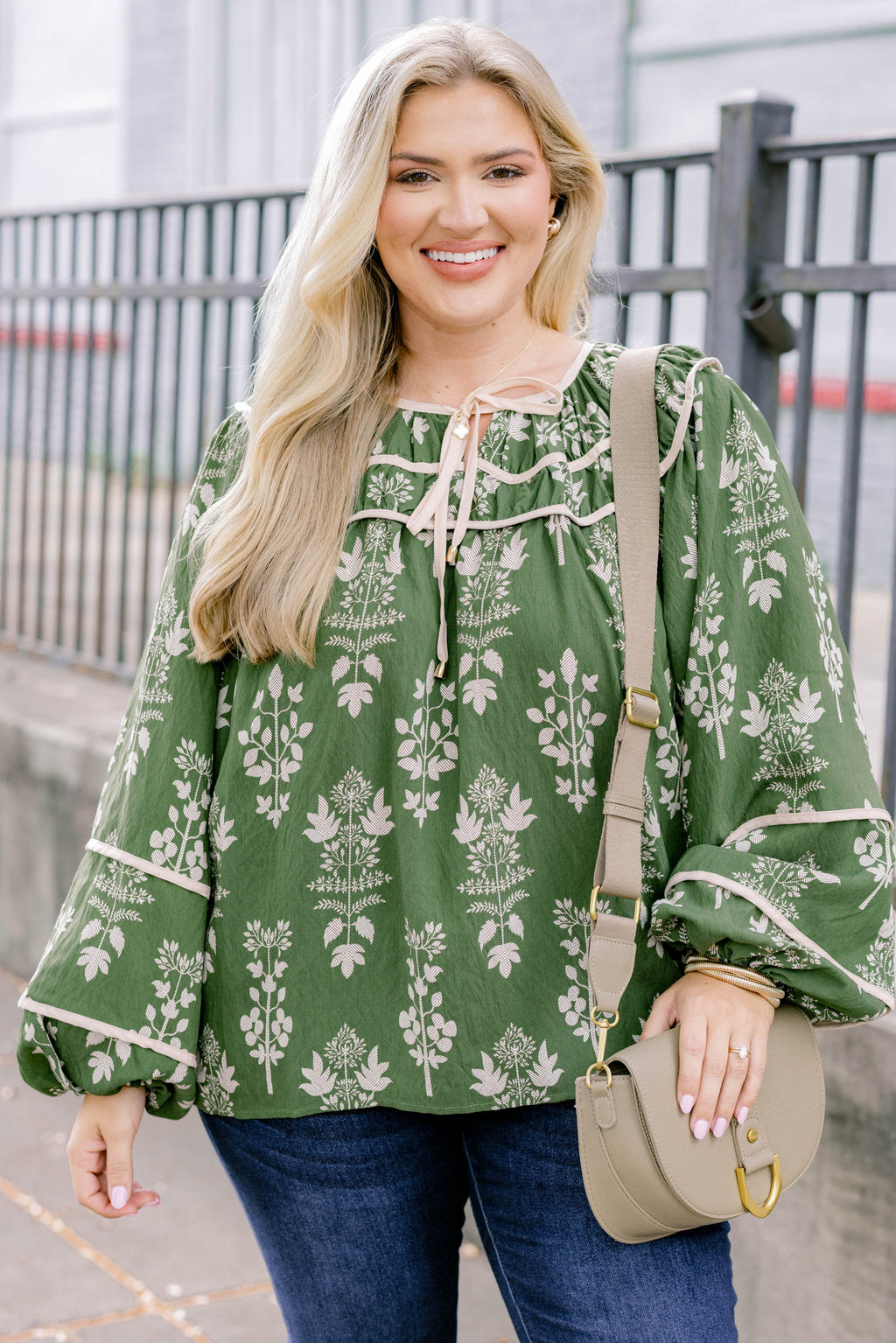 Glowing Moon Top, Green