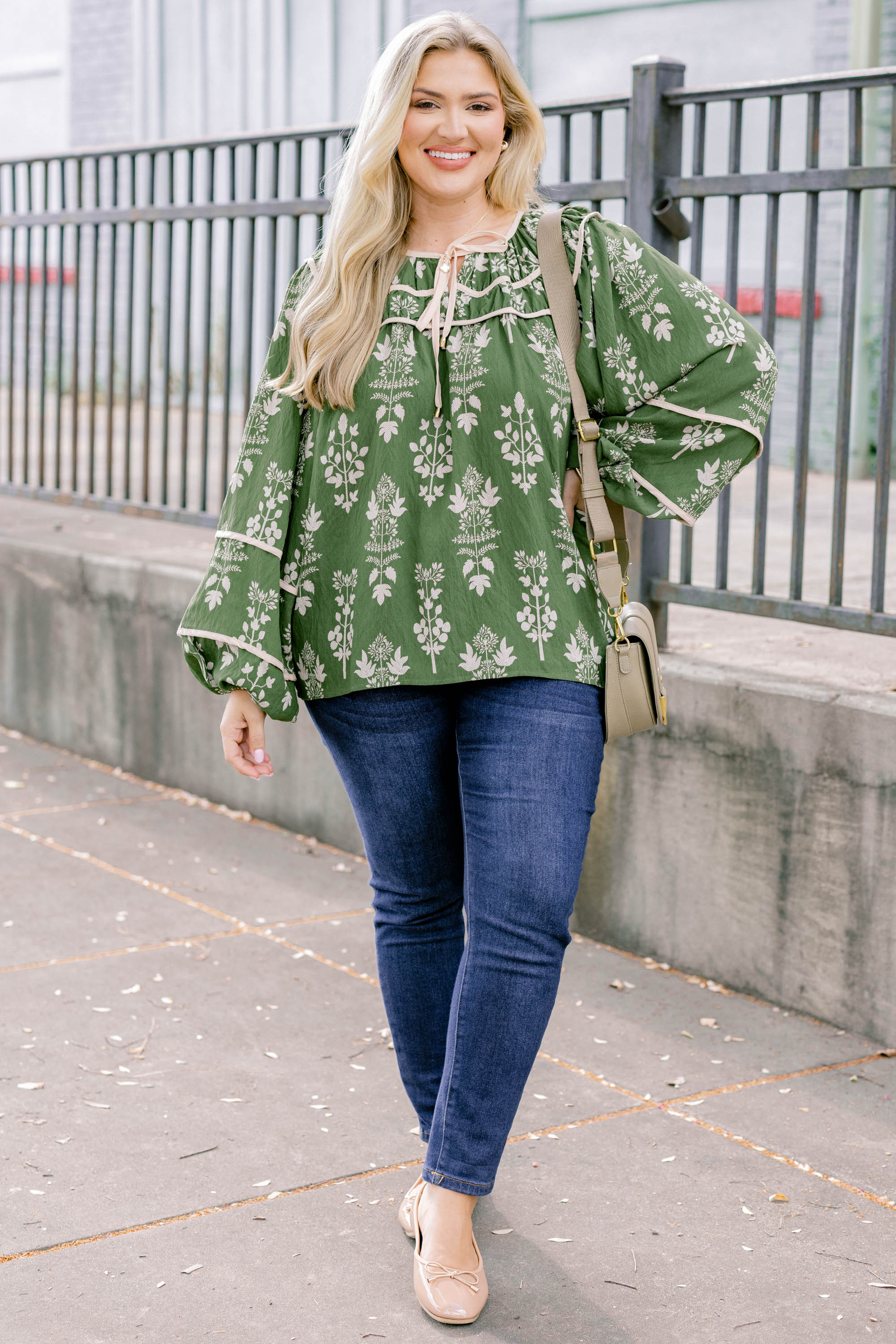 Glowing Moon Top, Green