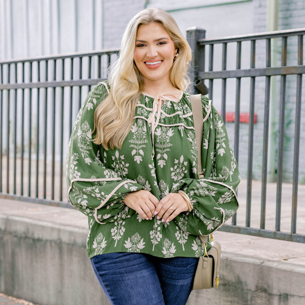 Glowing Moon Top, Green