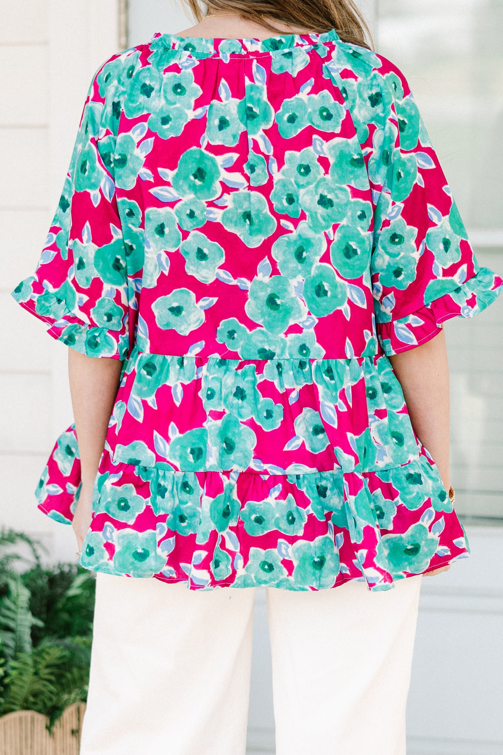 Go Have Some Fun Top, Magenta Multi