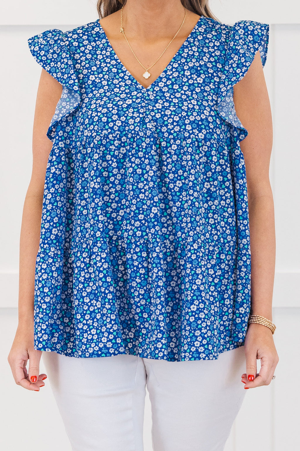 Going For The Thrill Top, Royal Blue