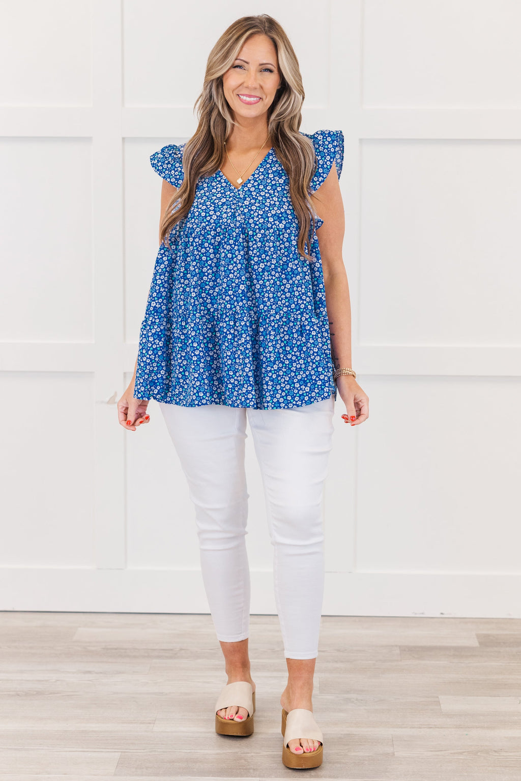 Going For The Thrill Top, Royal Blue