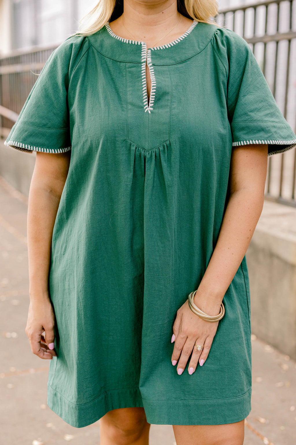Going The Right Way Dress, Hunter Green