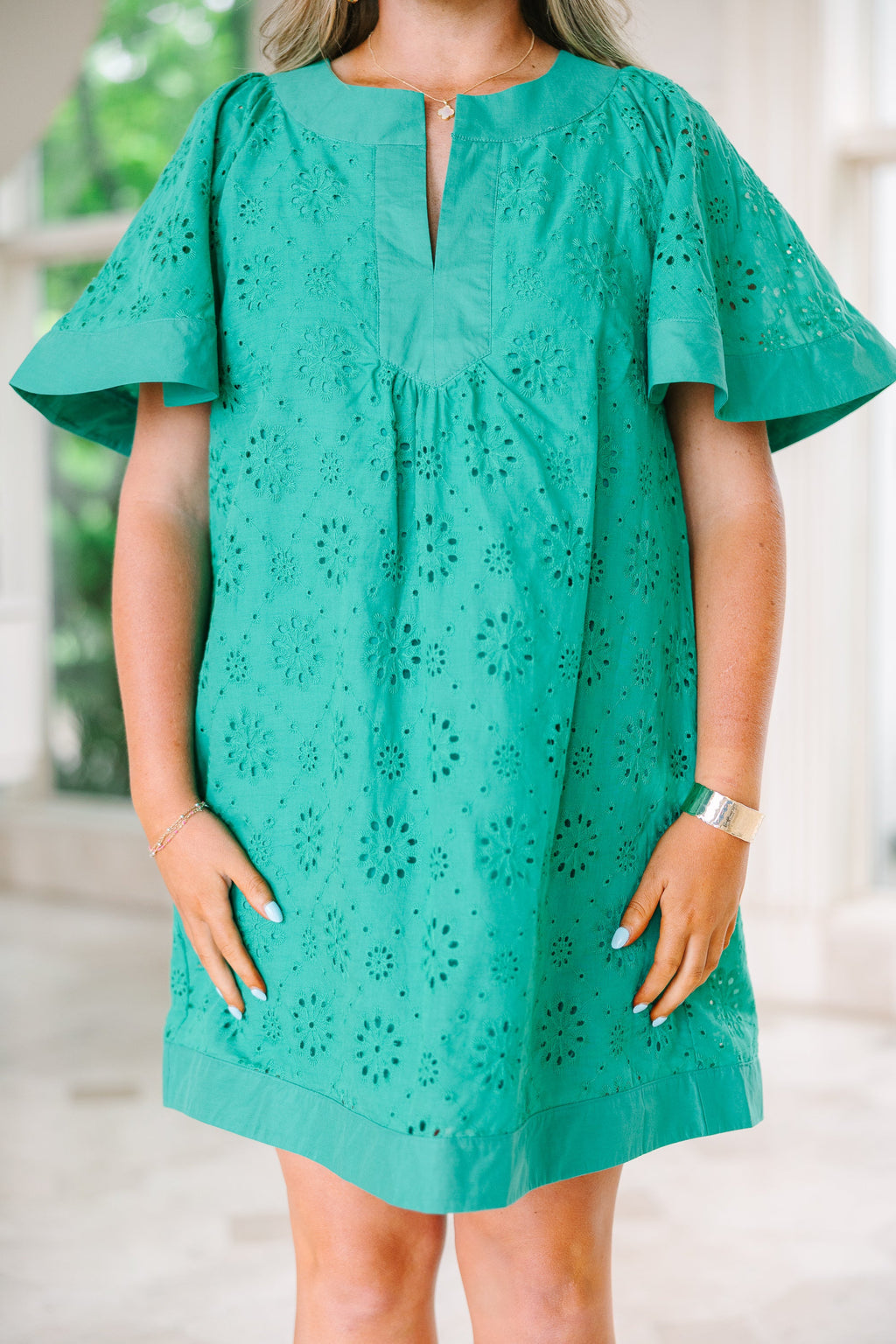 Going The Right Way Dress, Turquoise