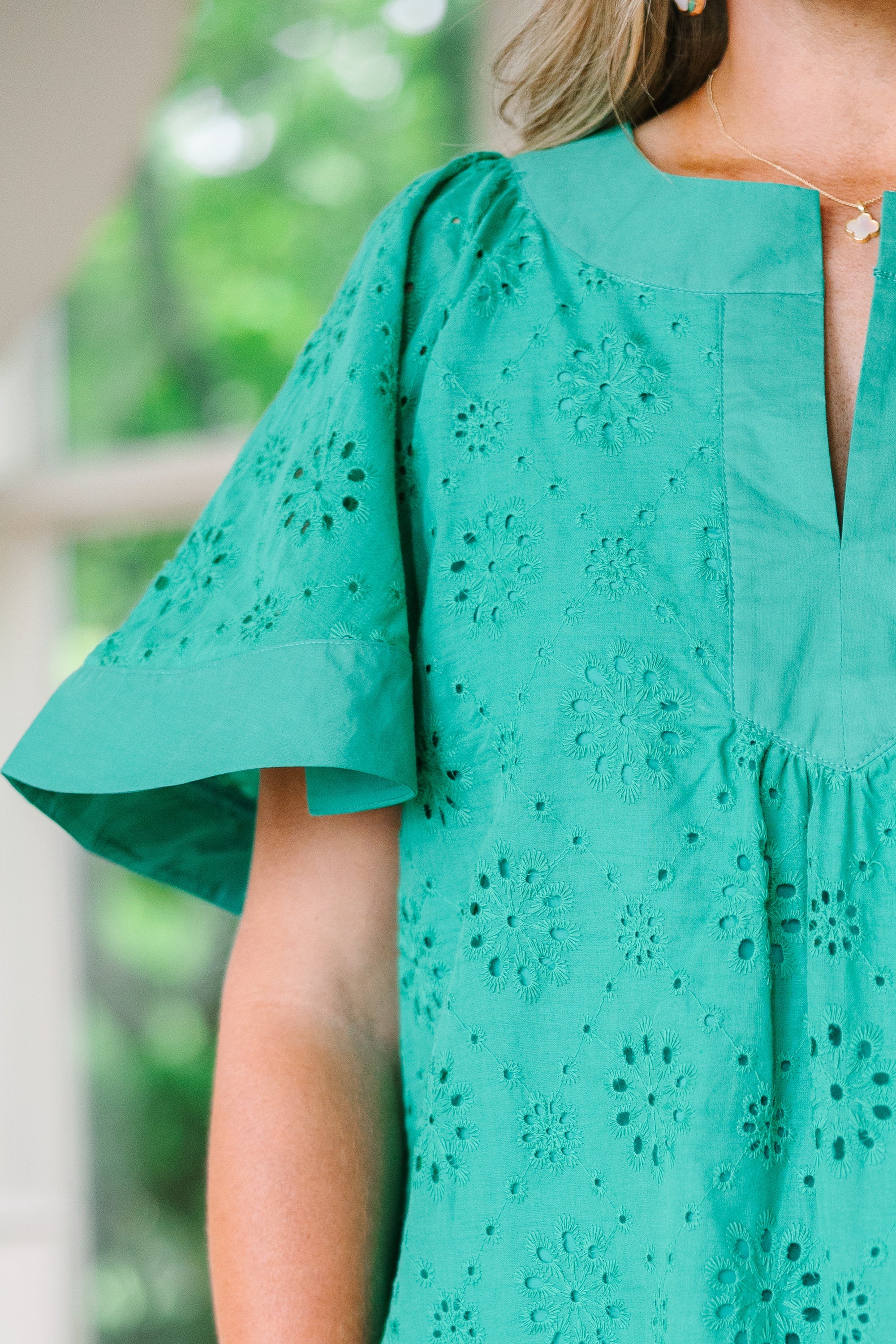Going The Right Way Dress, Turquoise