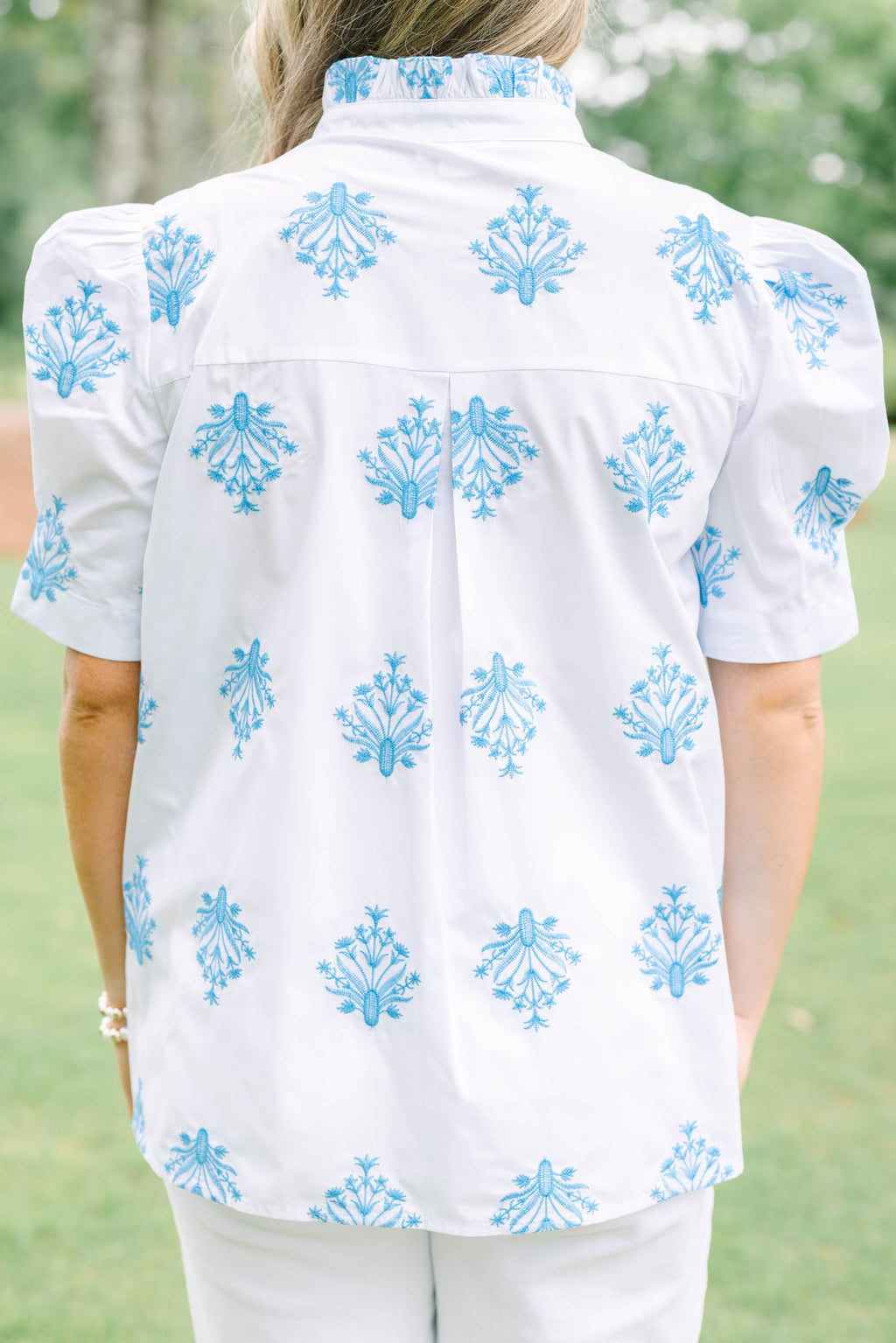 Going The Right Way Top, White