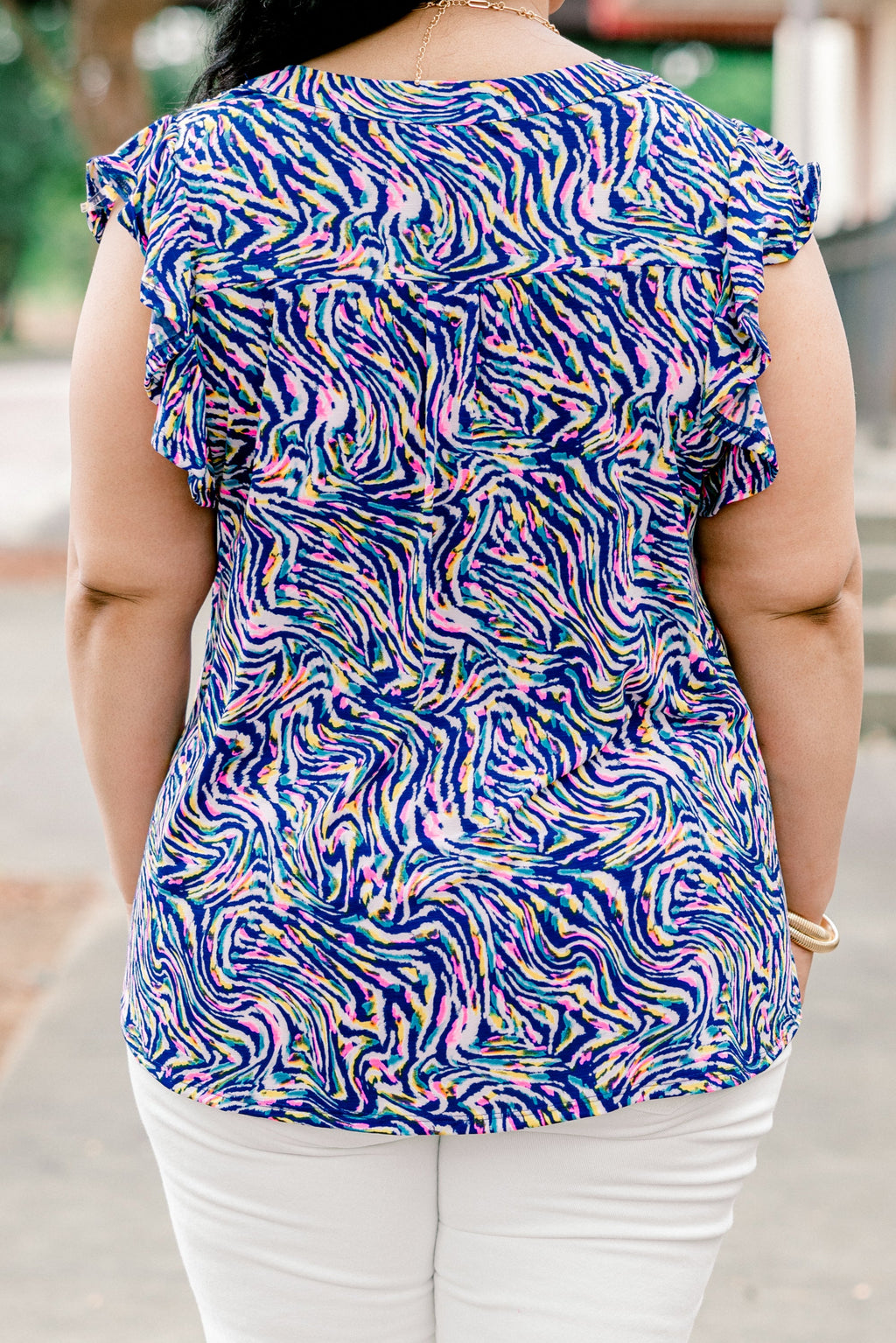Golden Heart Top, Royal Multi