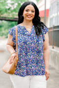 Golden Heart Top, Royal Multi