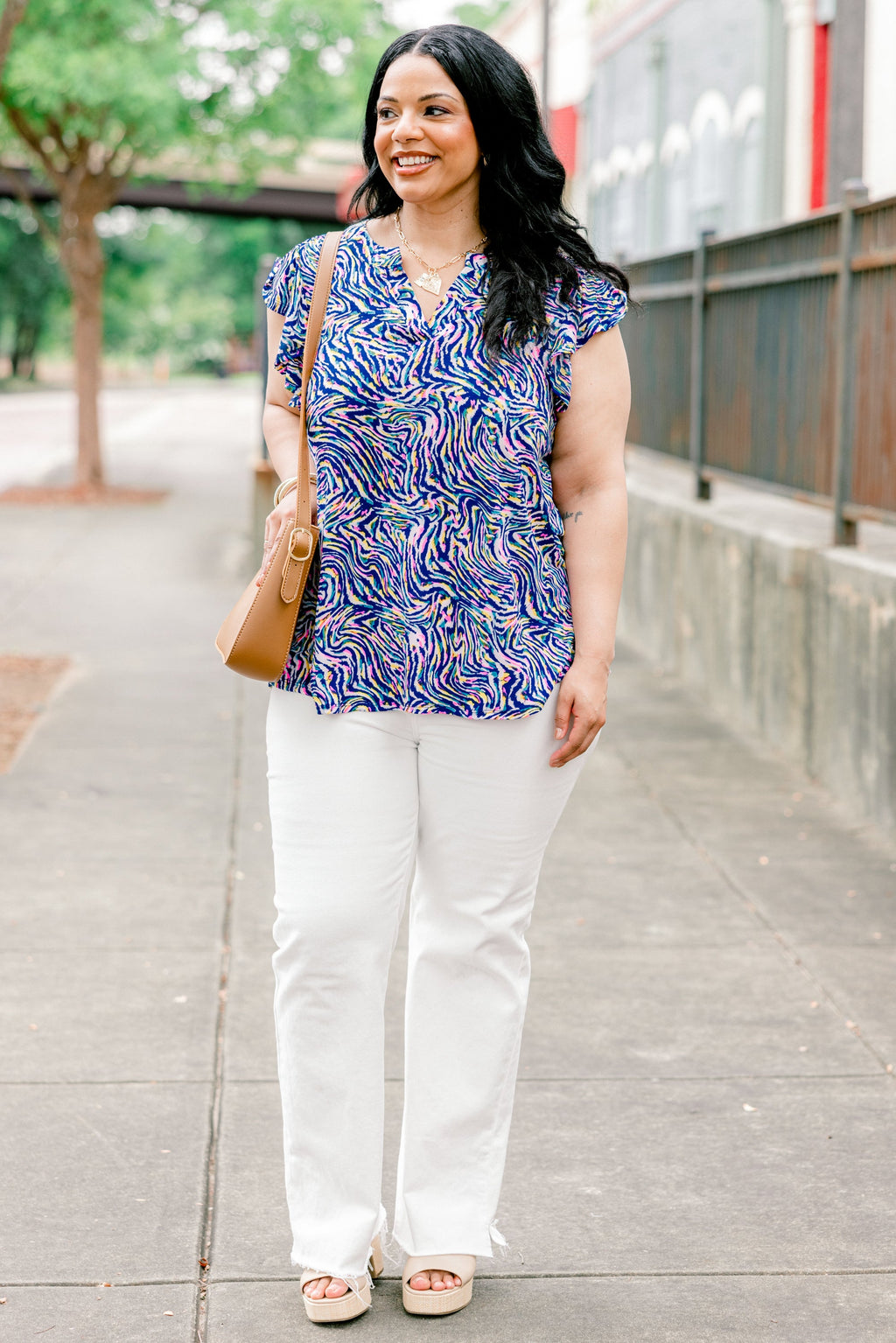 Golden Heart Top, Royal Multi