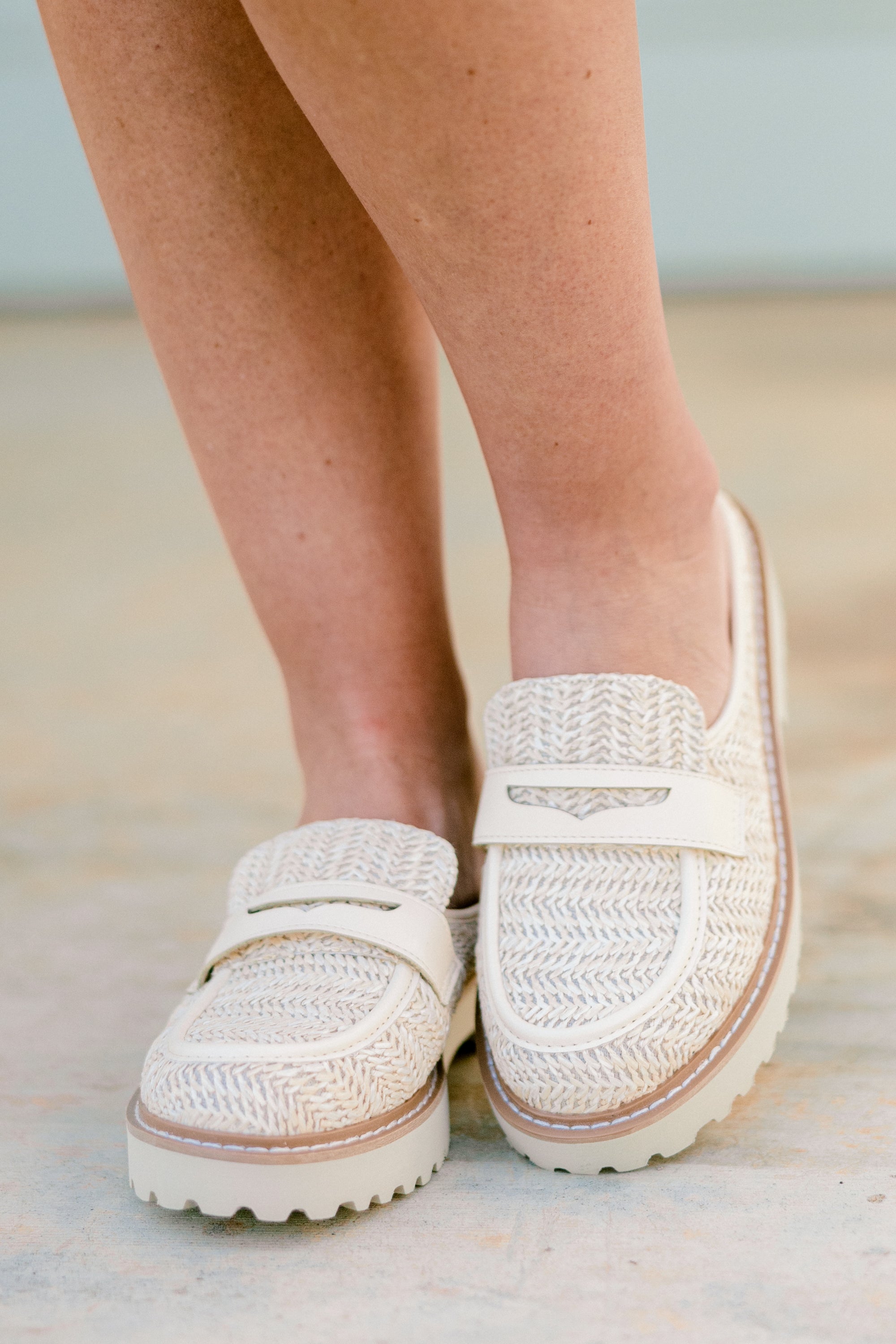 Golden Weave Mules, Natural