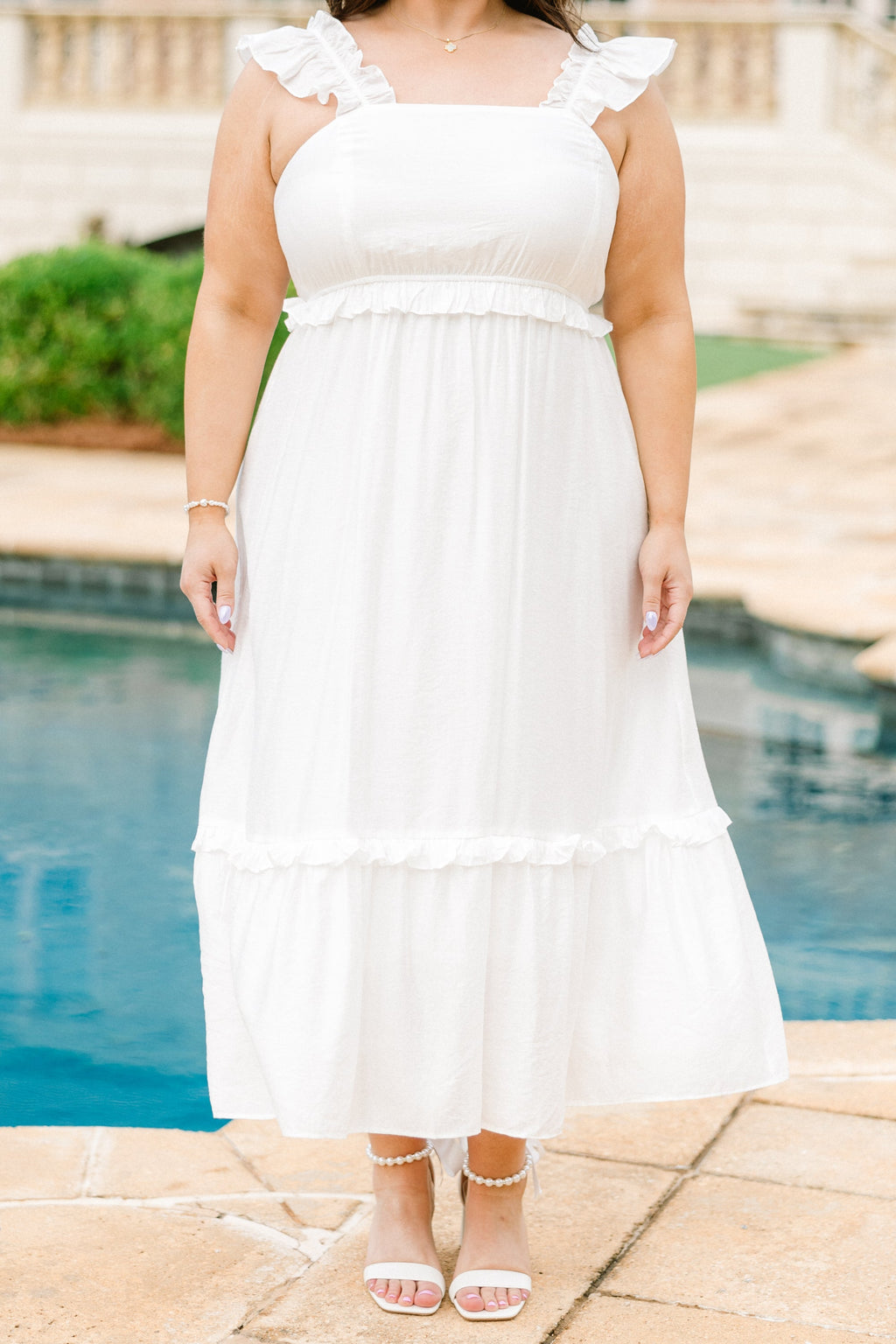 Gone Rogue Dress, White