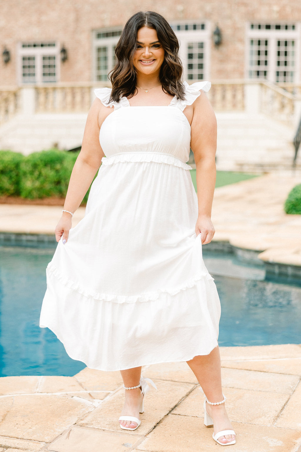 Gone Rogue Dress, White