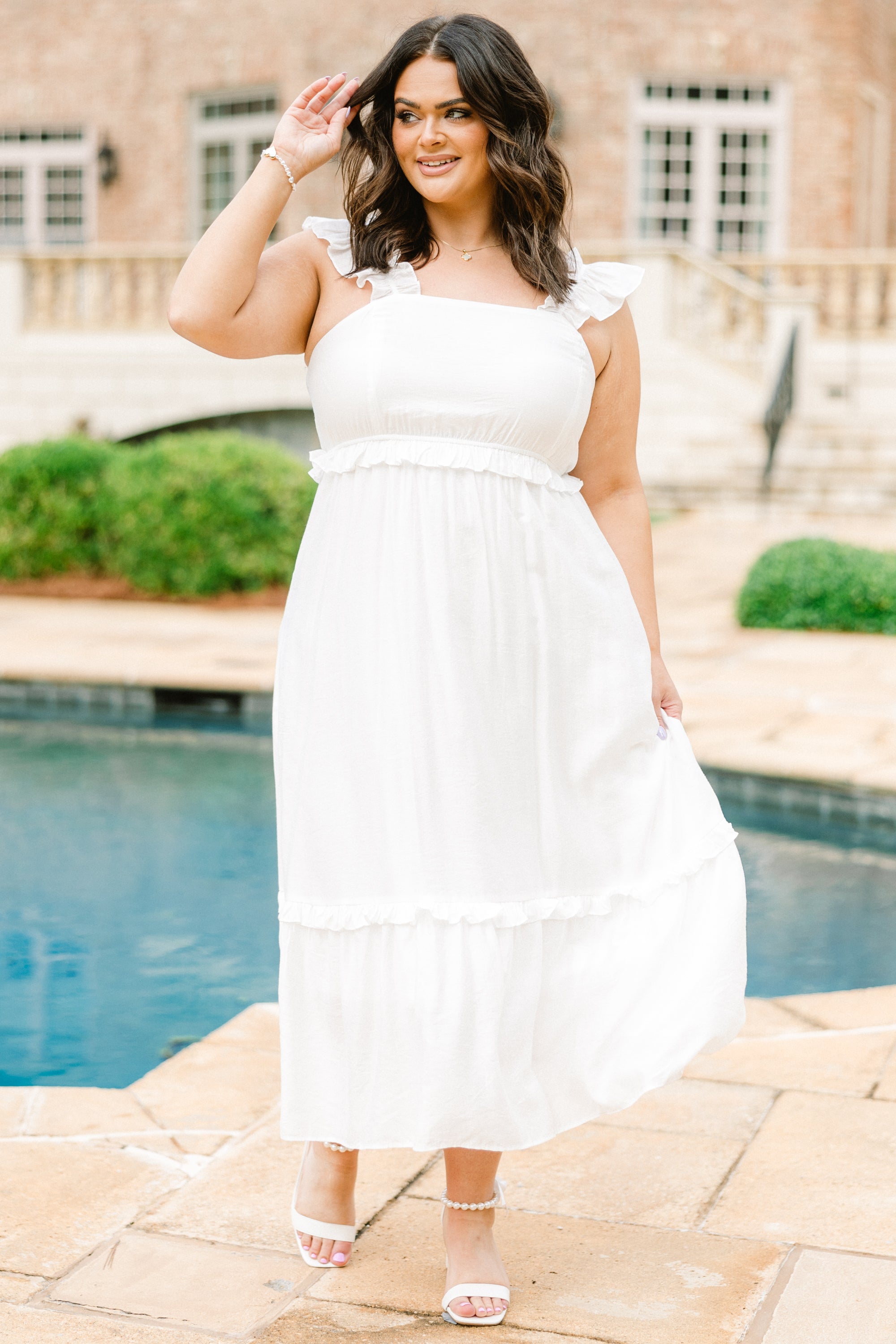 Gone Rogue Dress, White