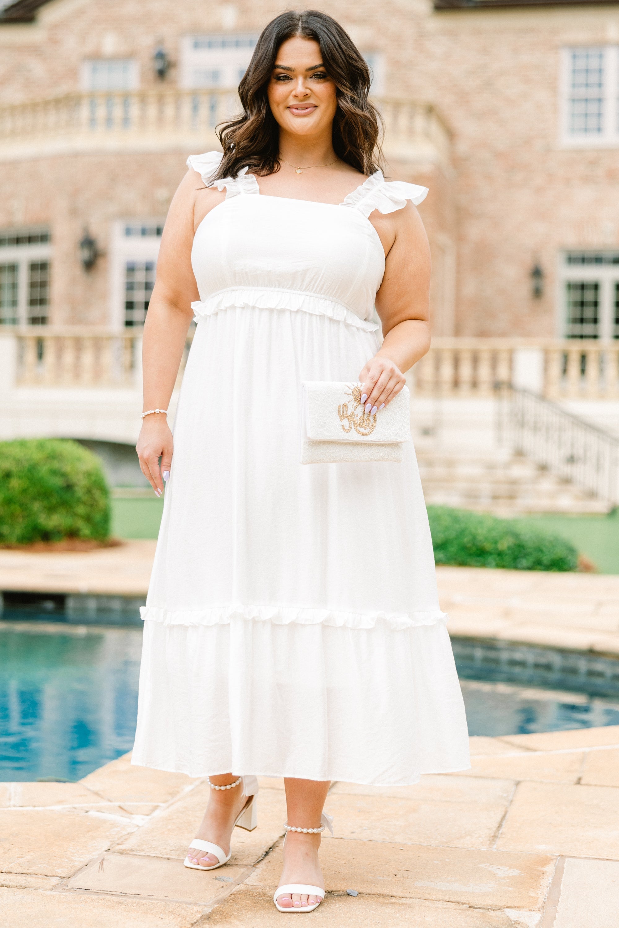 Gone Rogue Dress, White