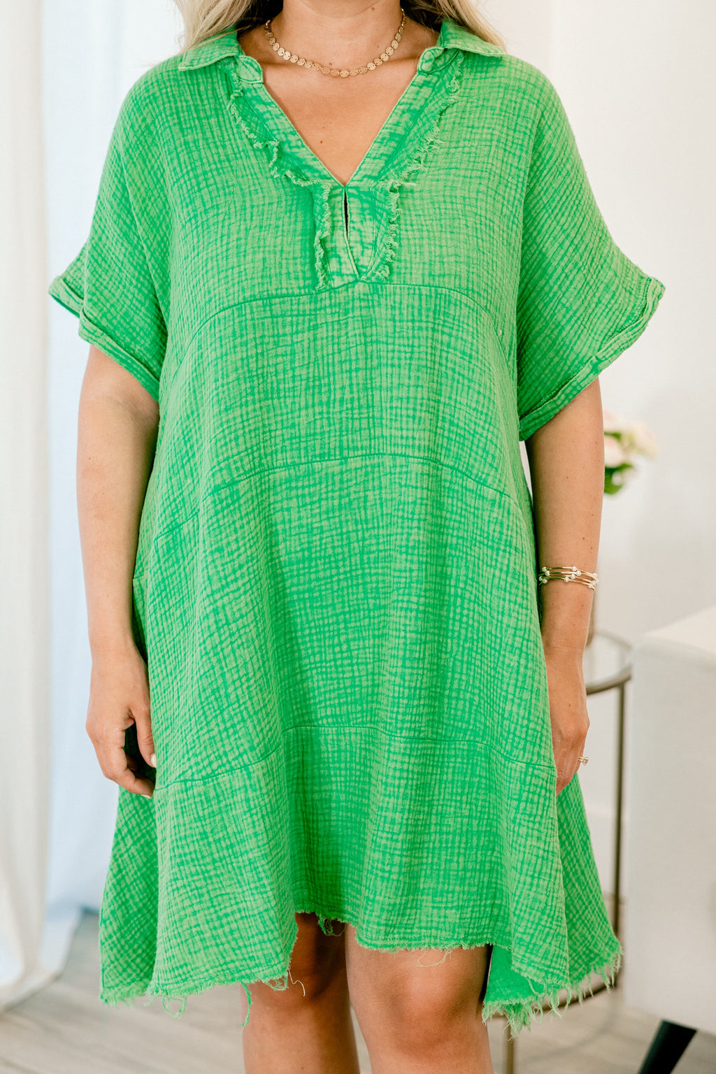 Good For You Dress, Kelly Green