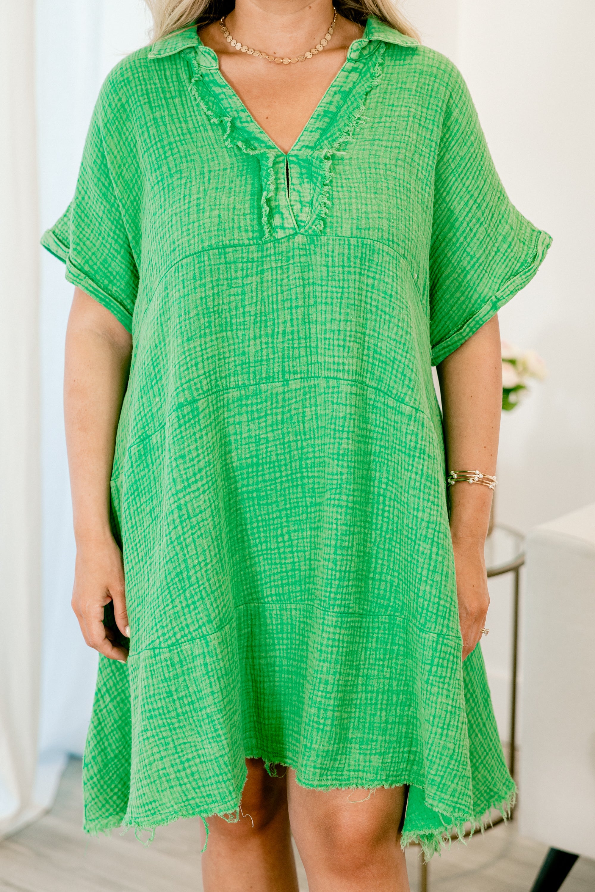 Good For You Dress, Kelly Green
