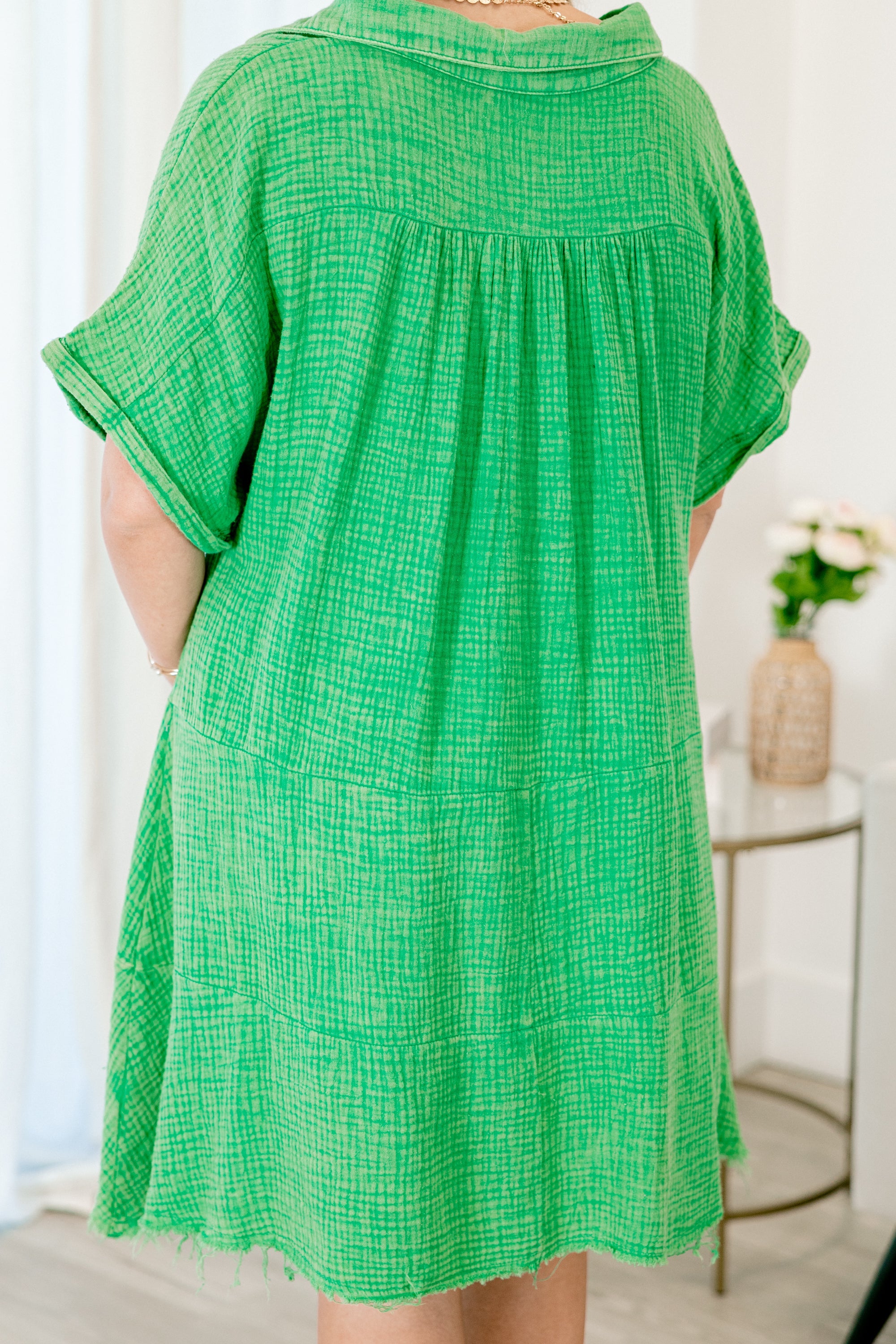 Good For You Dress, Kelly Green