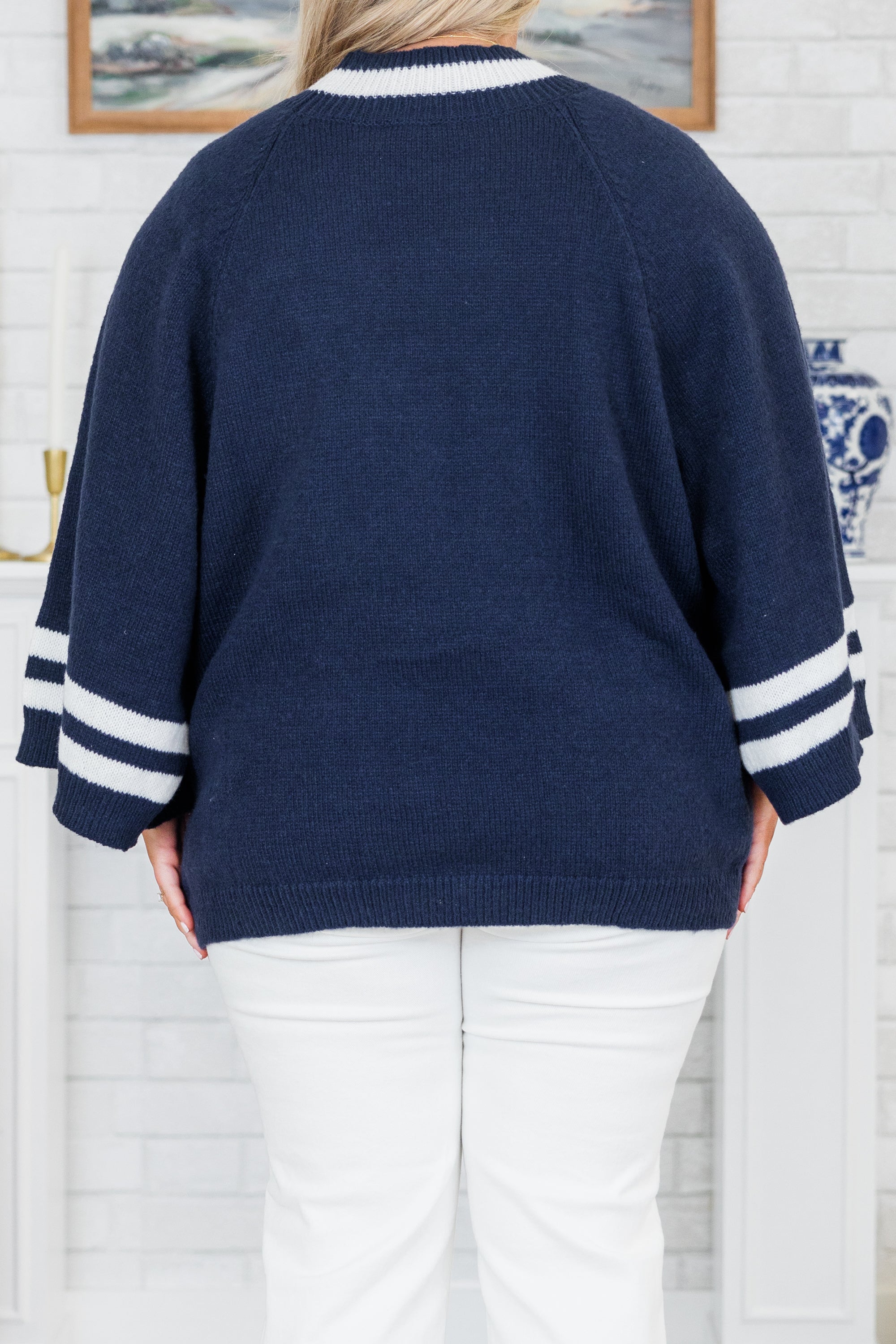 Good Luck To My Babe Top, Navy