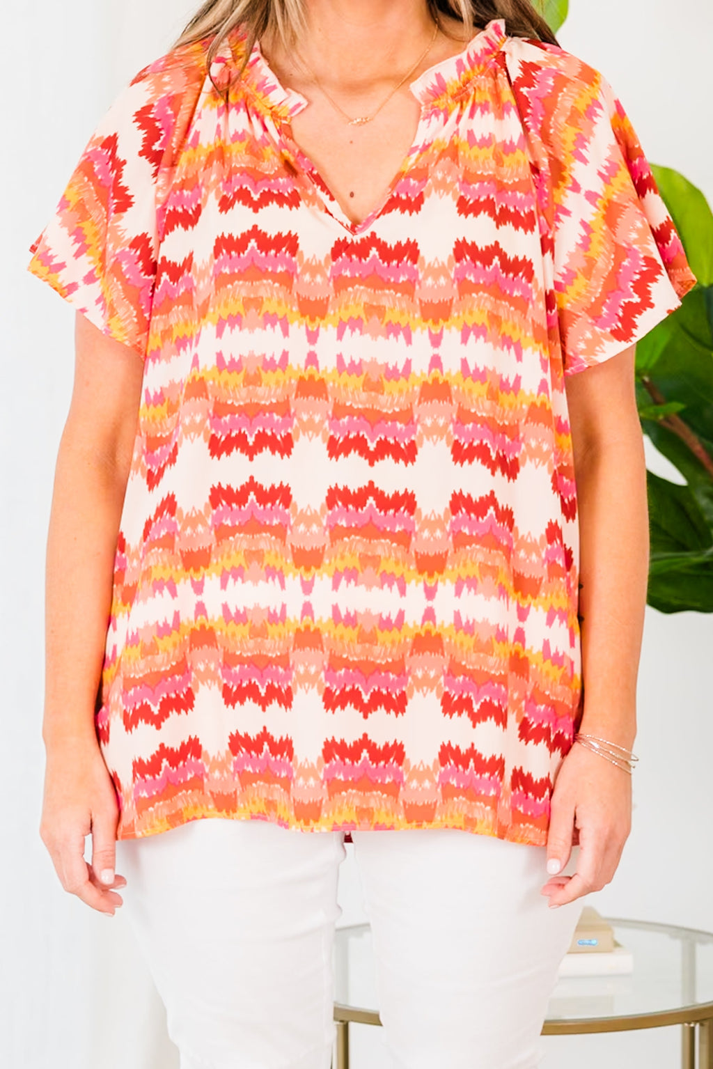 Good Ole Days Top, Pink Combo