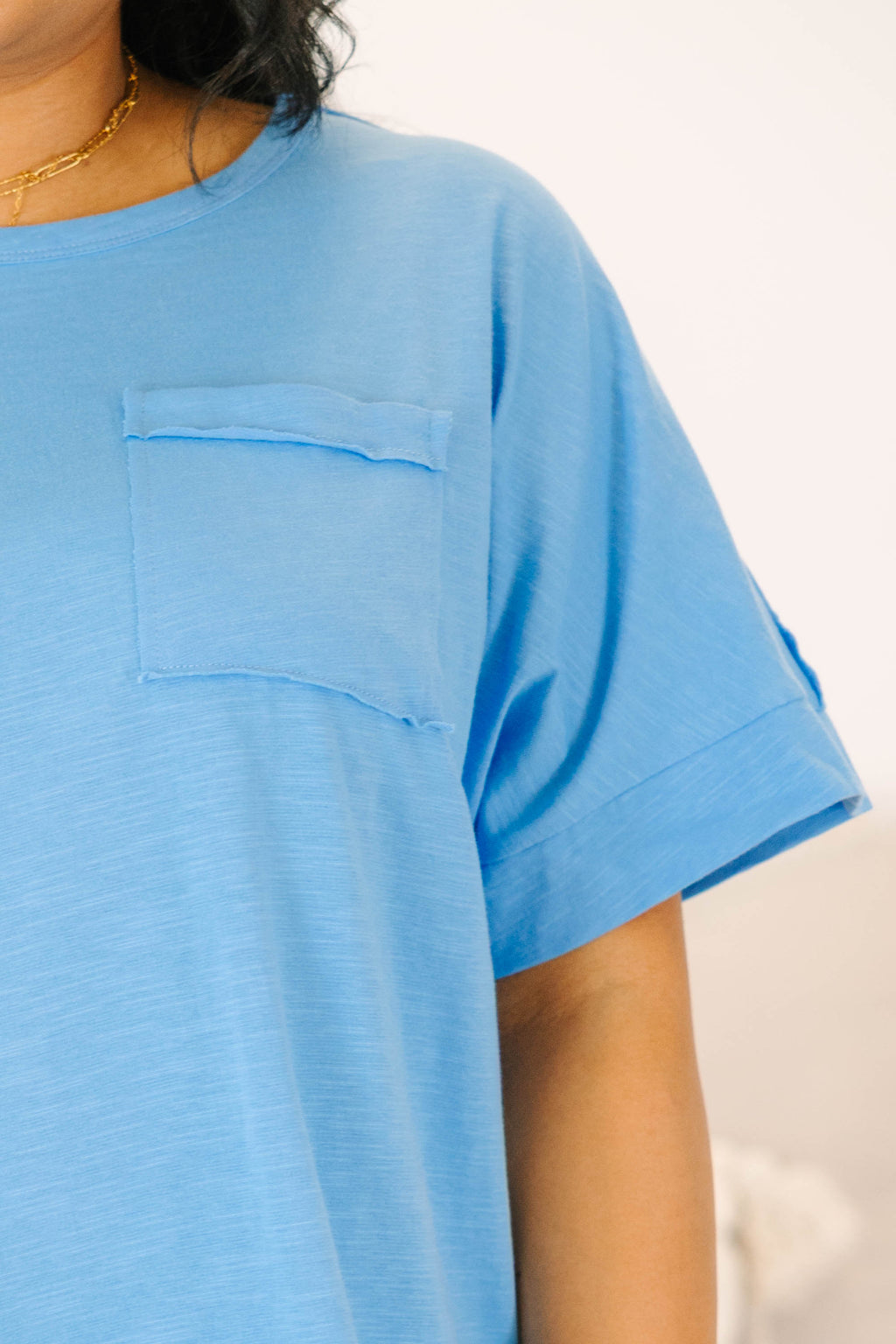 Good Things Ahead Top, Ocean Blue