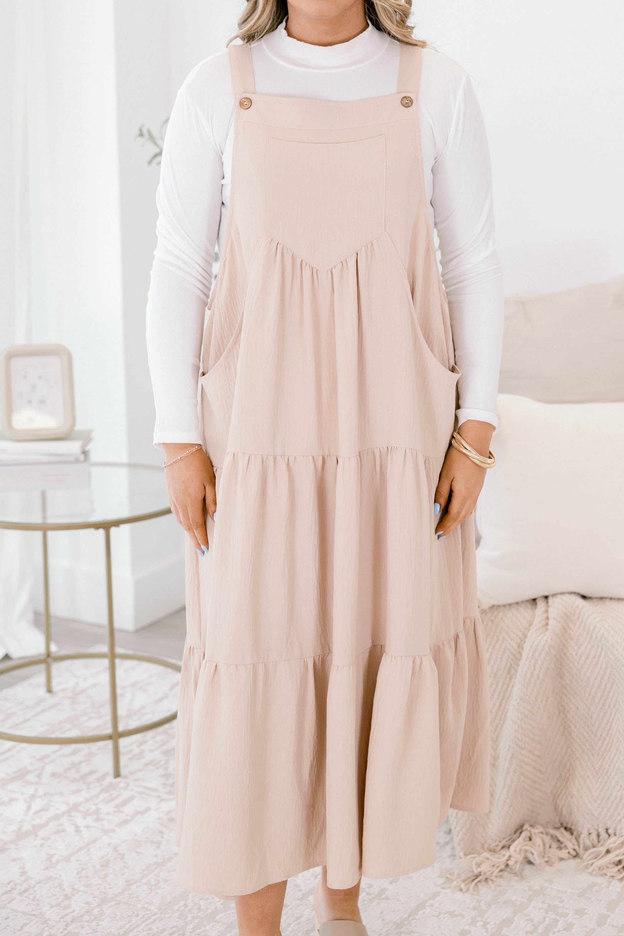 Got To Dance Dress, Taupe