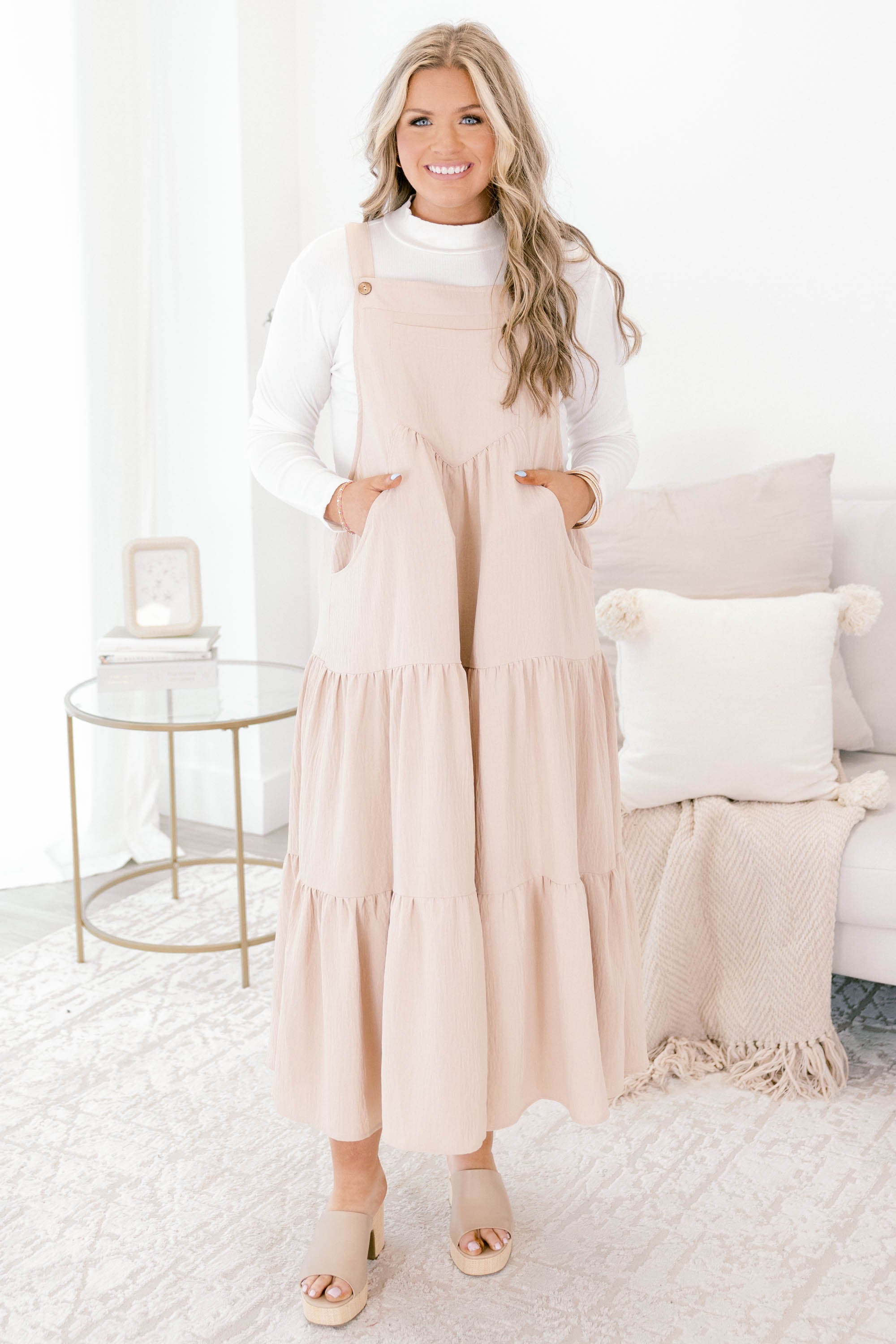 Got To Dance Dress, Taupe