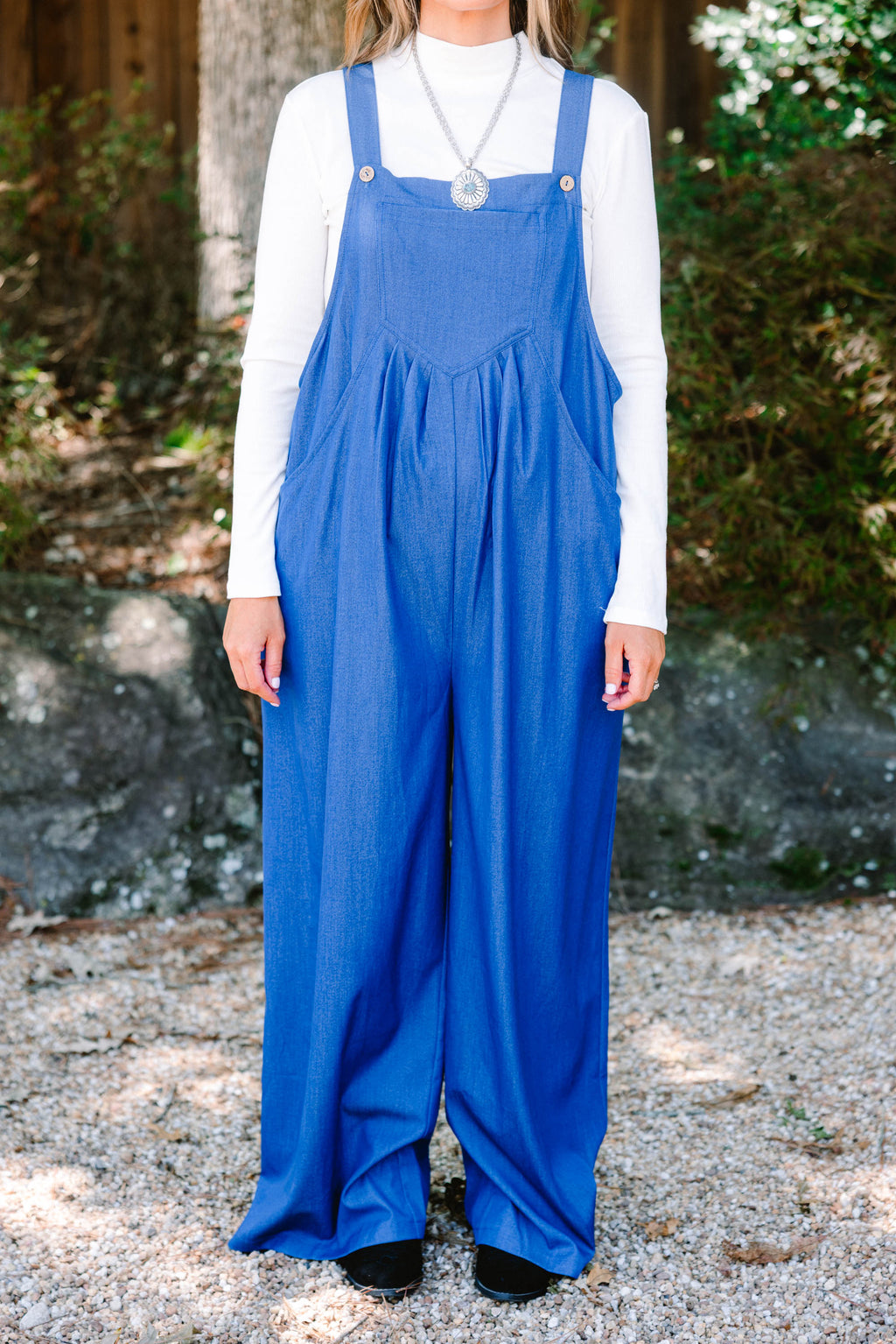 Got To Laugh Jumpsuit, Denim