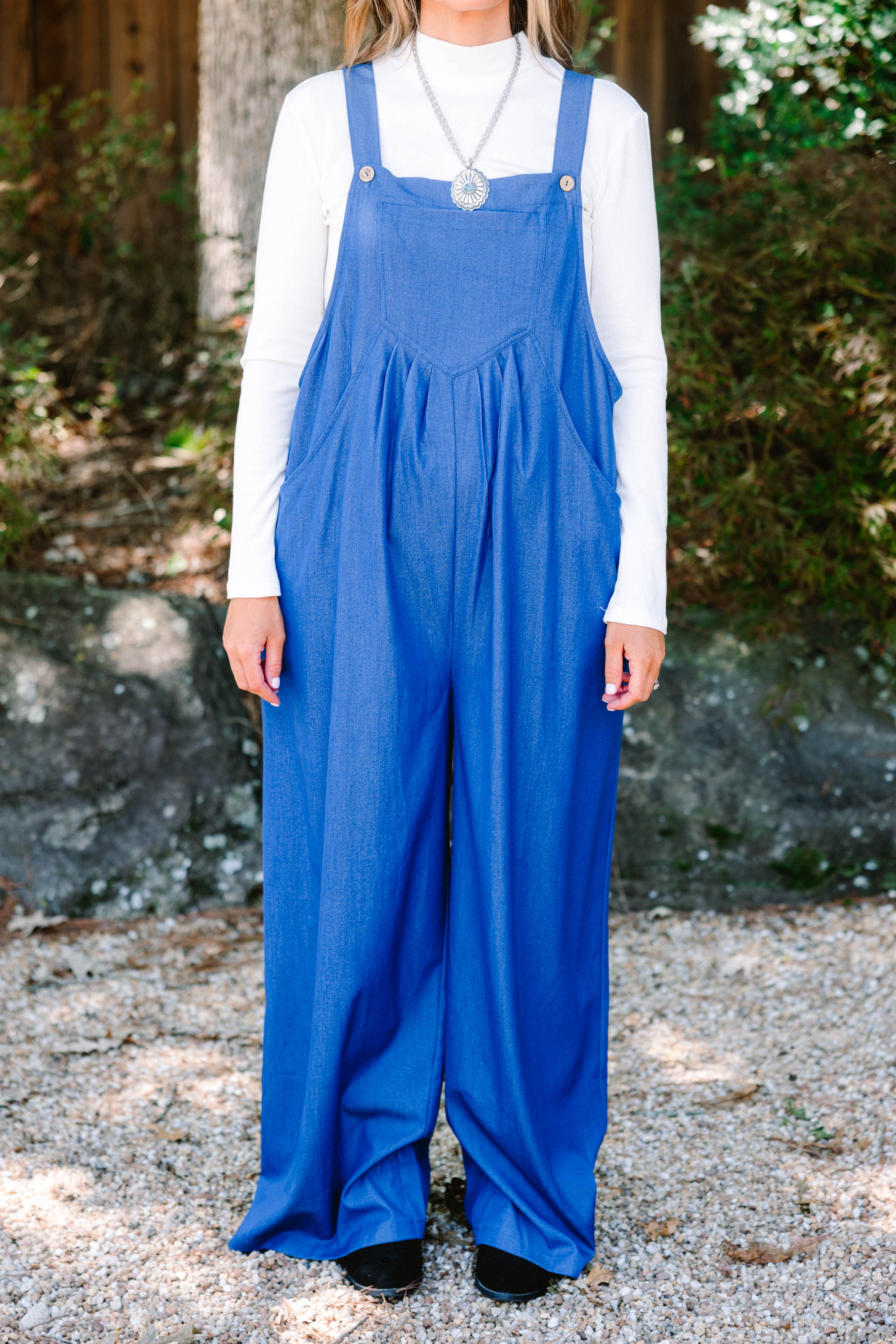 Got To Laugh Jumpsuit, Denim