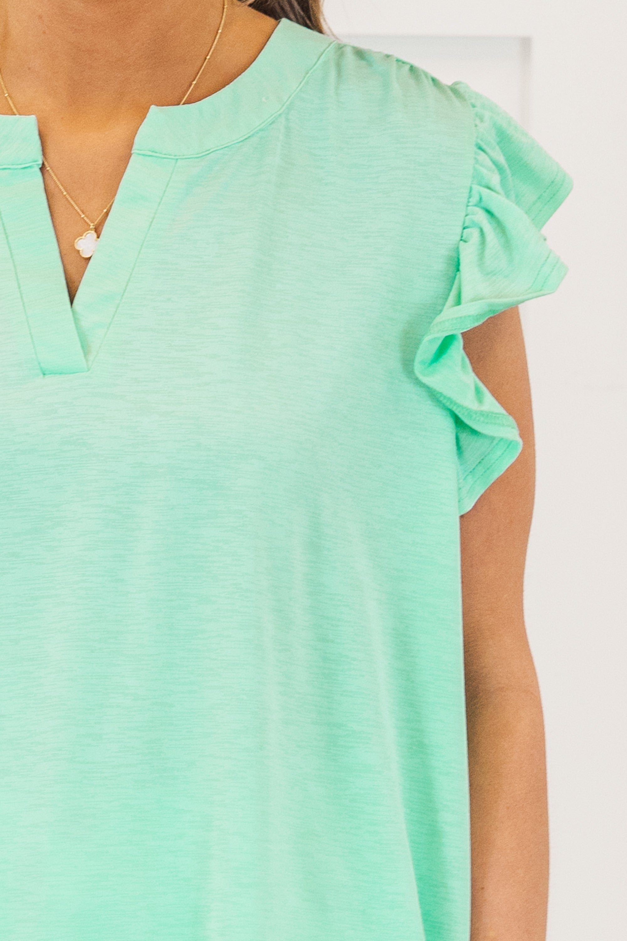 Grace Bay Top, Aqua