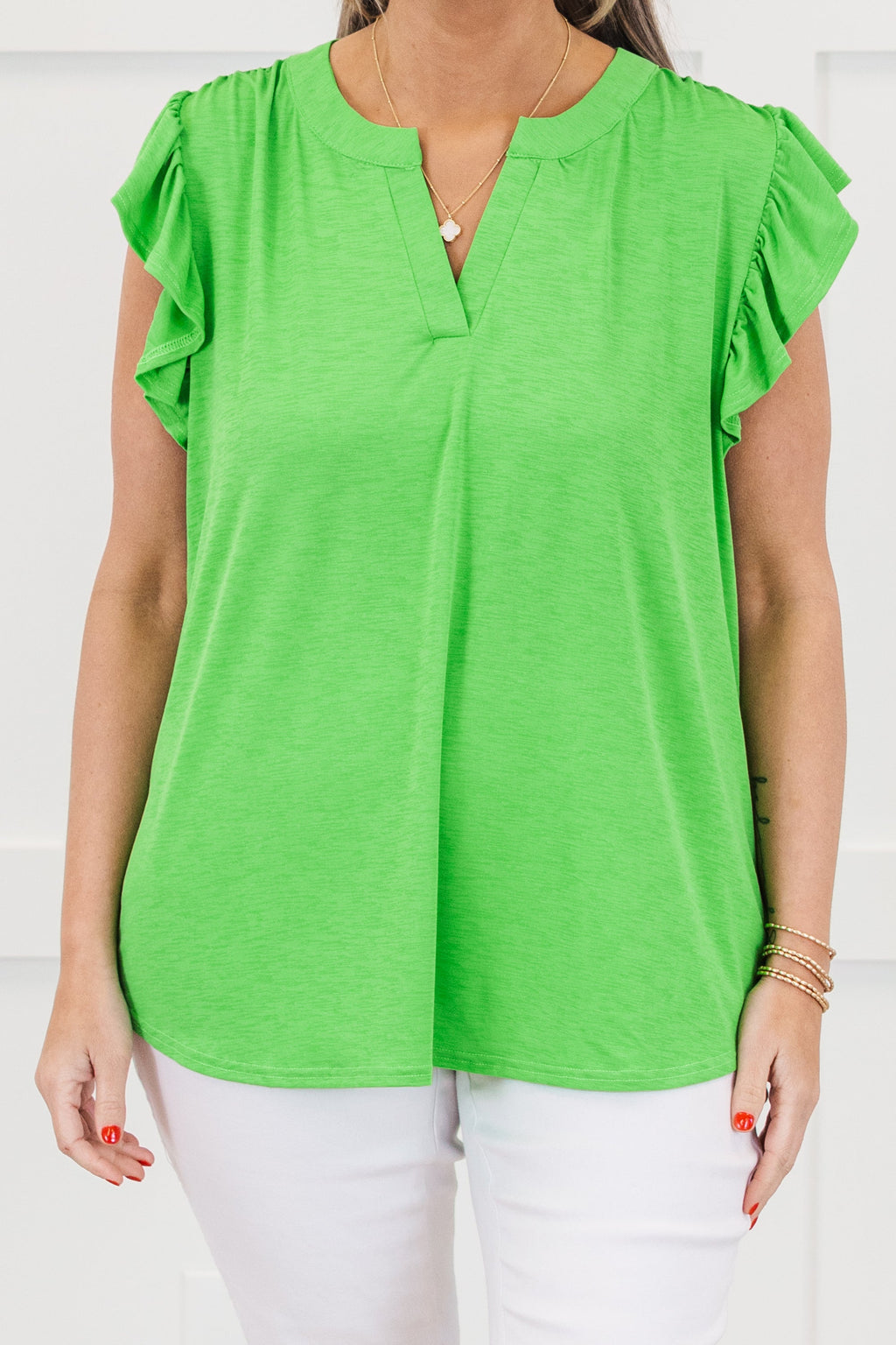 Grace Bay Top, Lime