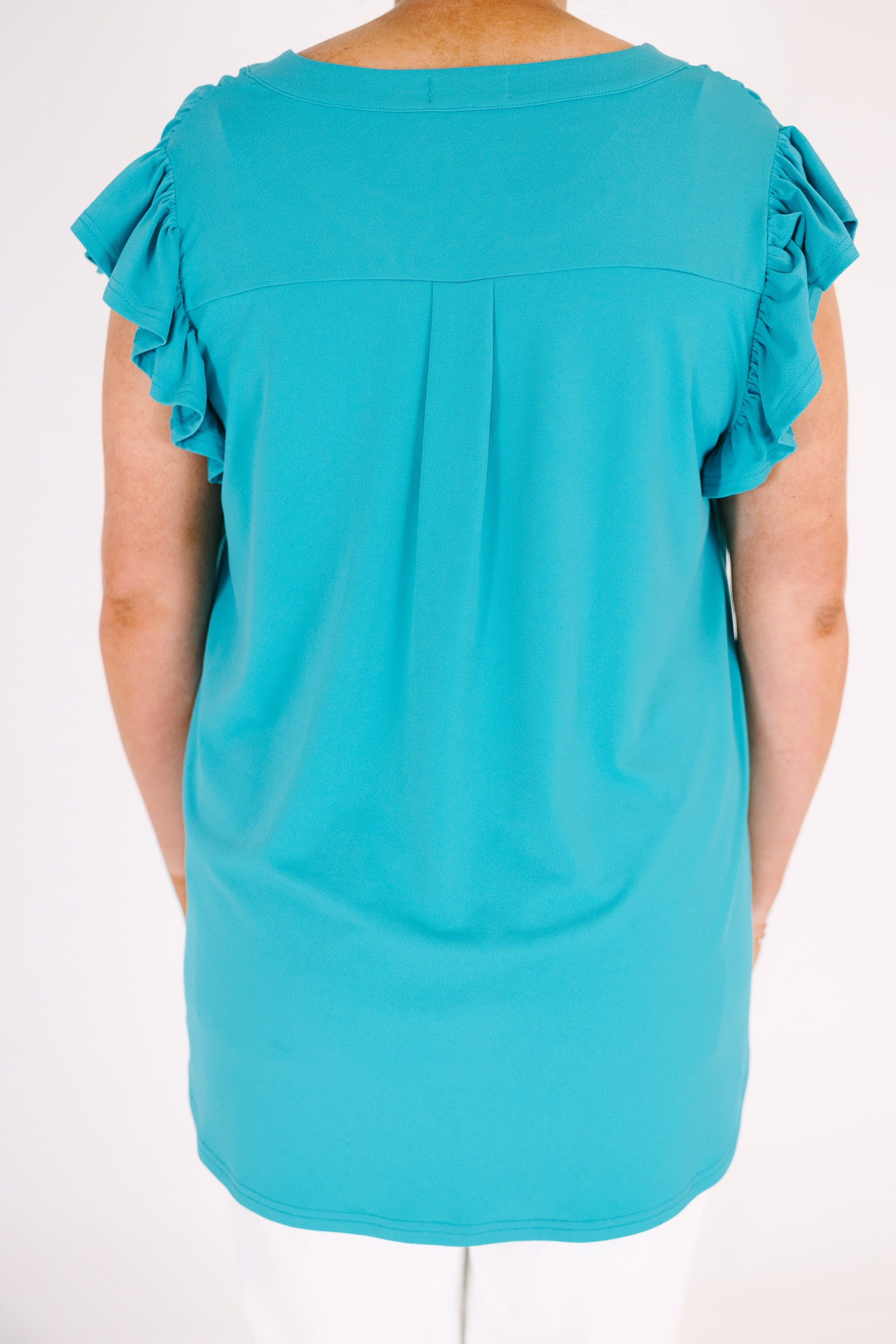 Grace Bay Top, Teal