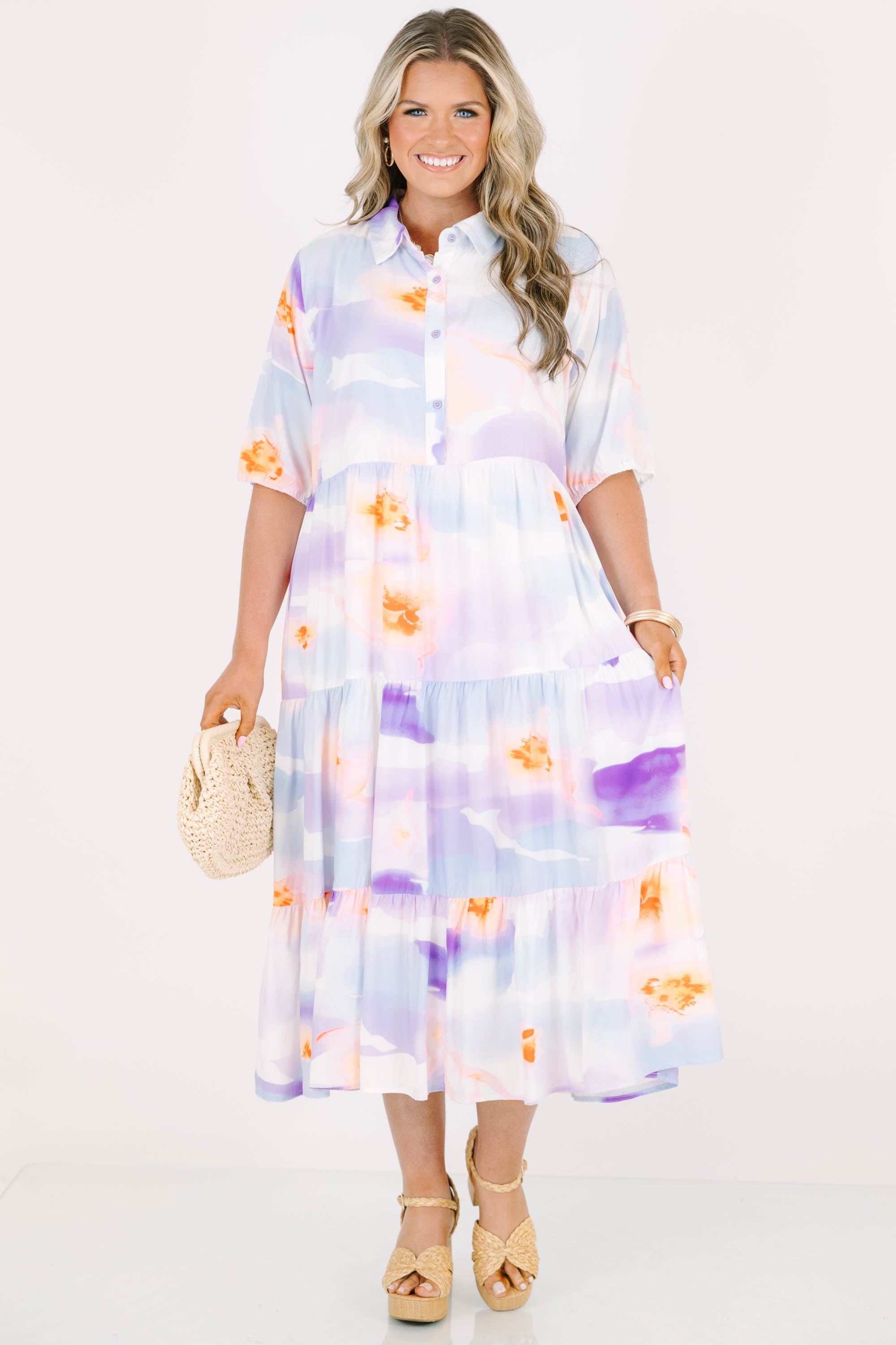 Grace Comes Easy Dress, Purple