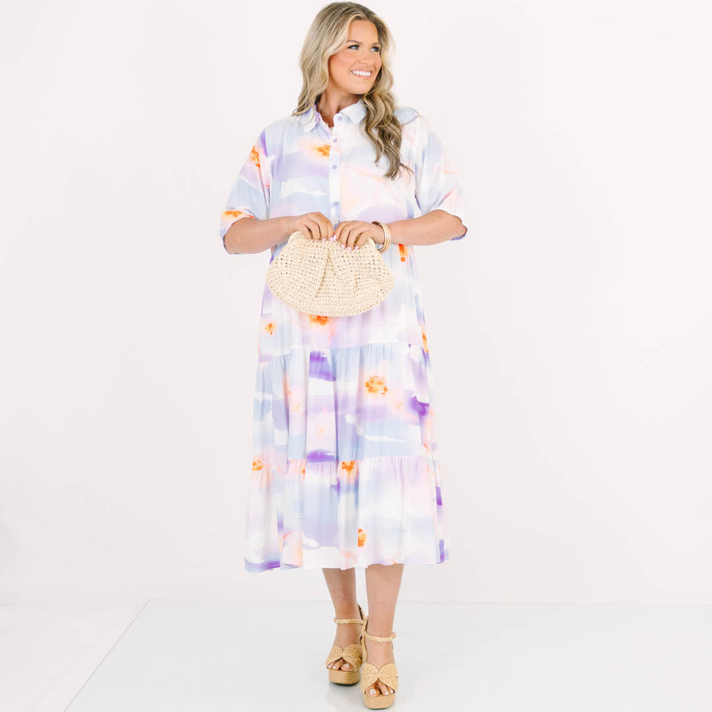 Grace Comes Easy Dress, Purple