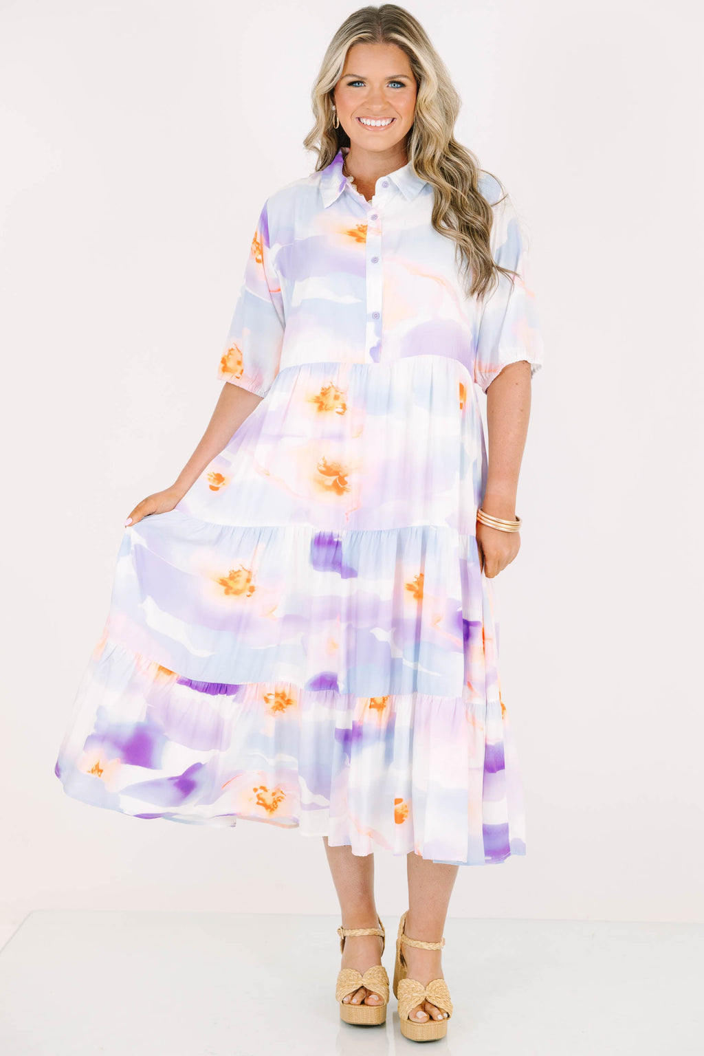 Grace Comes Easy Dress, Purple