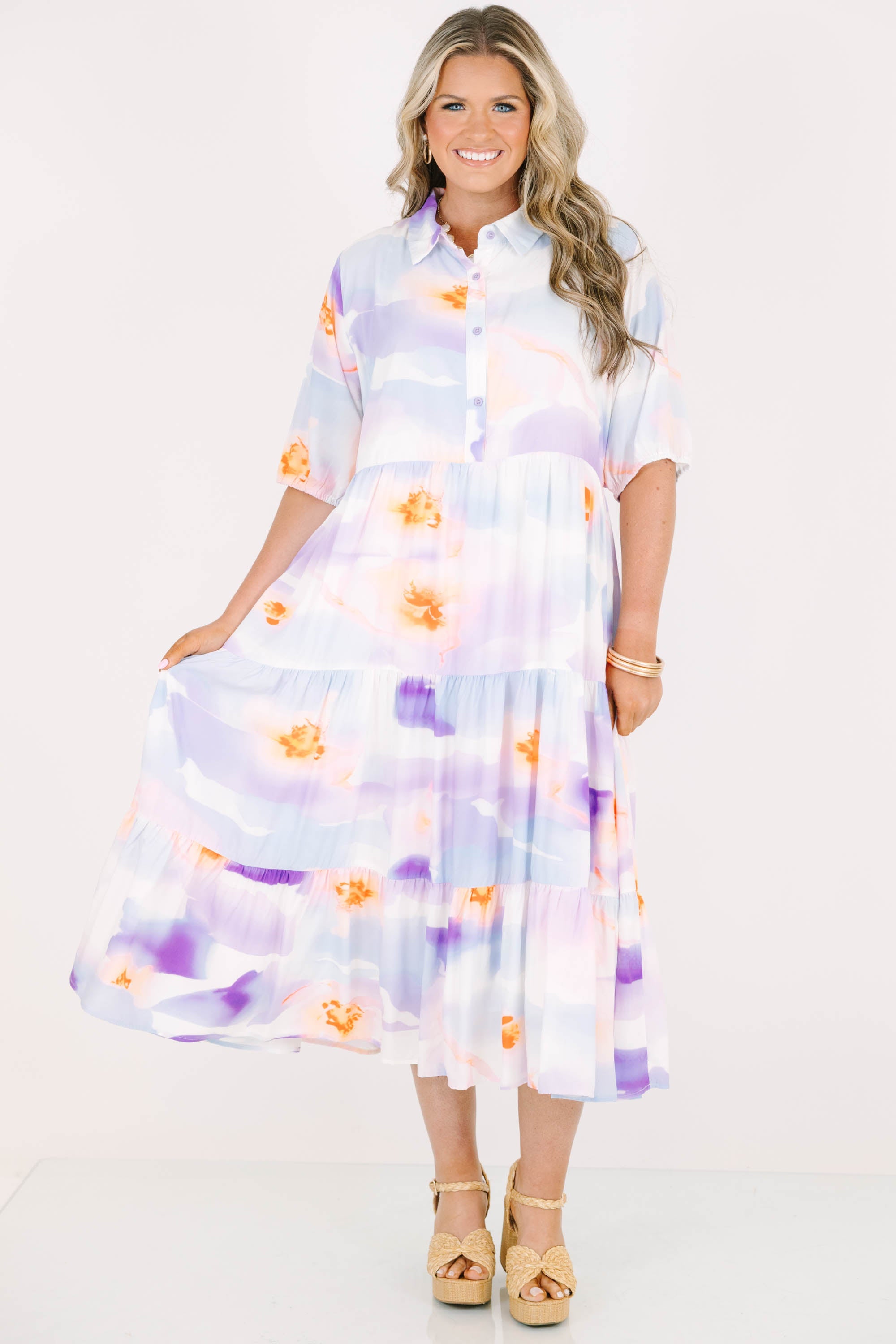 Grace Comes Easy Dress, Purple