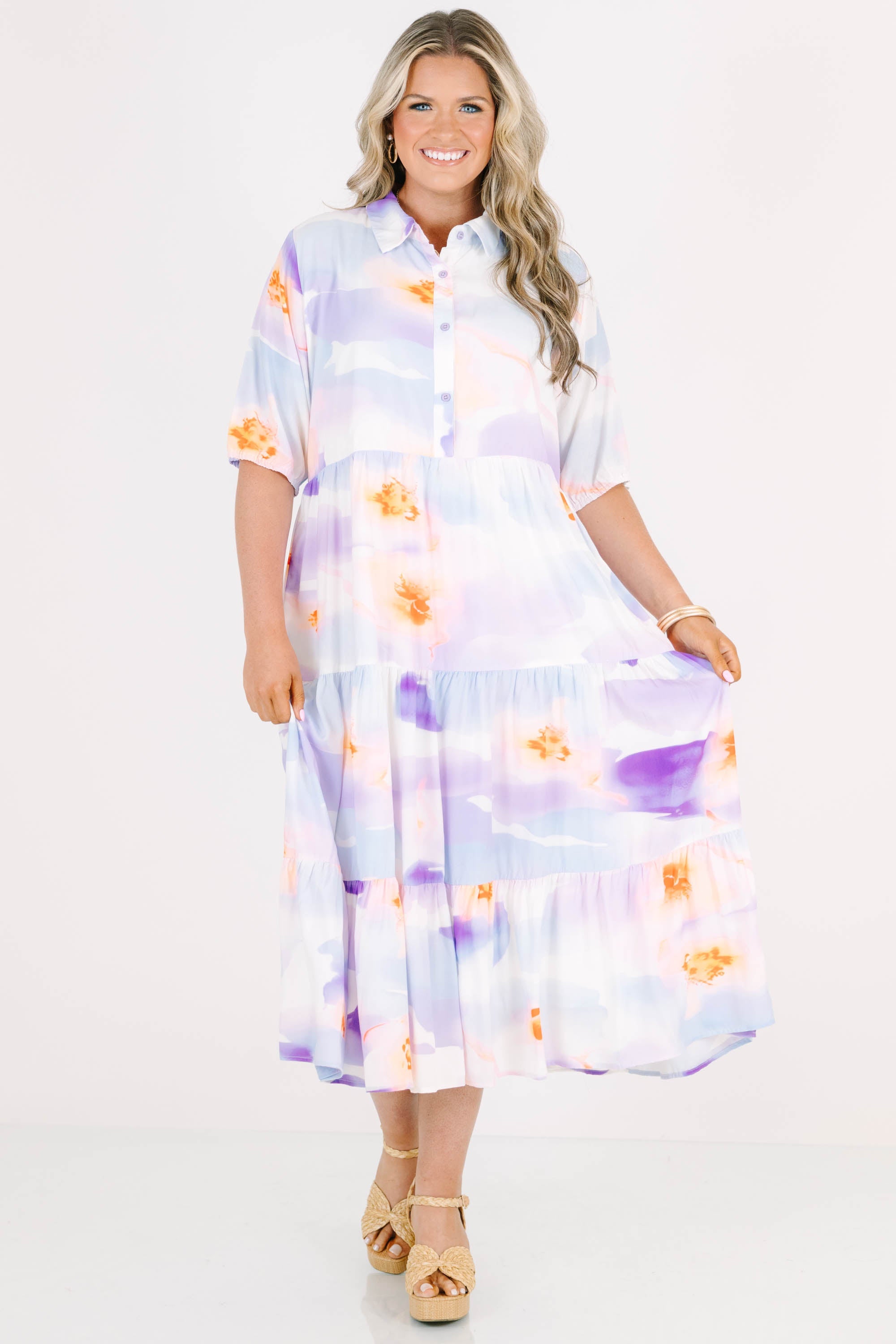 Grace Comes Easy Dress, Purple