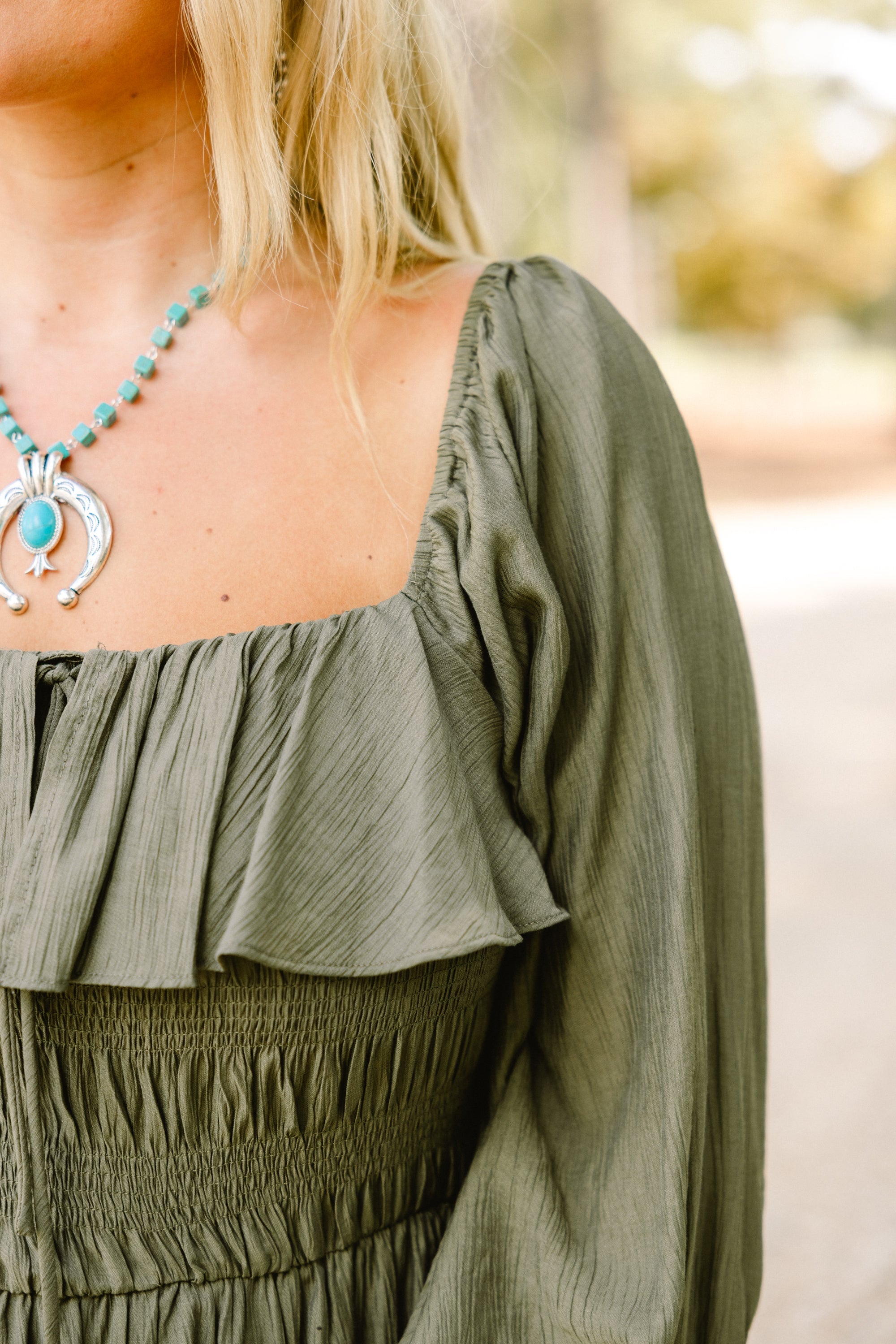 Grace Filled Dress, Green