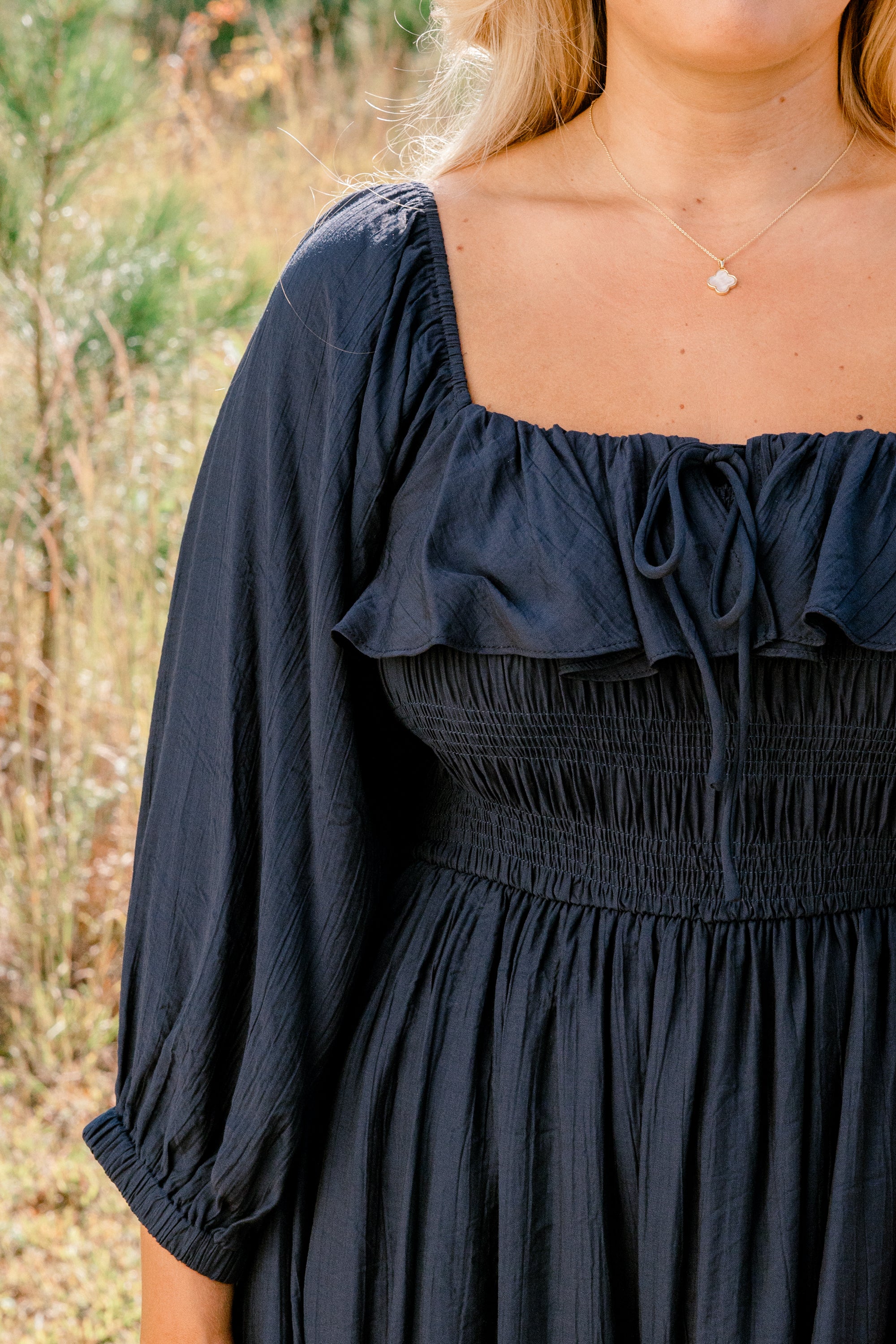 Grace Filled Dress, Navy