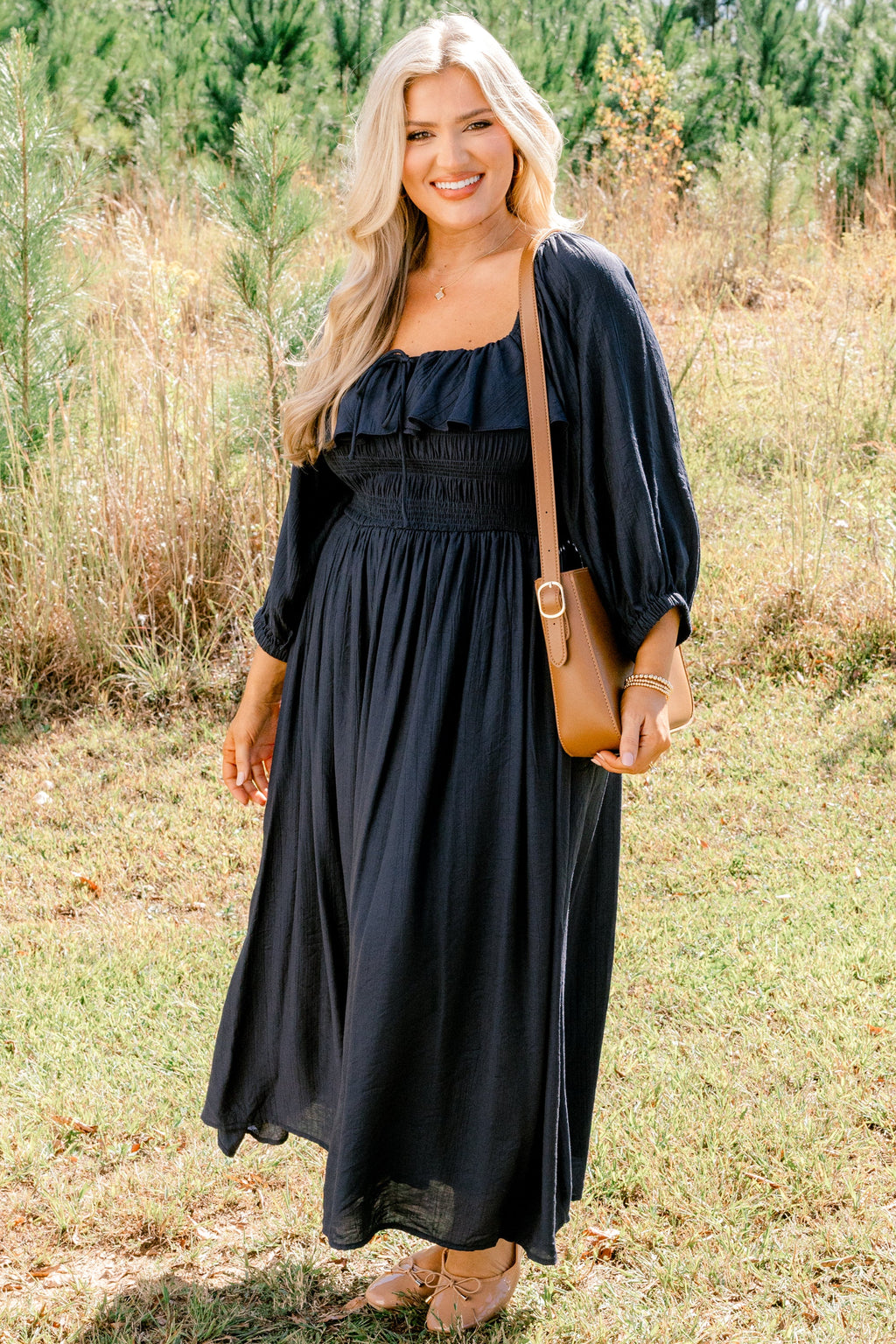 Grace Filled Dress, Navy