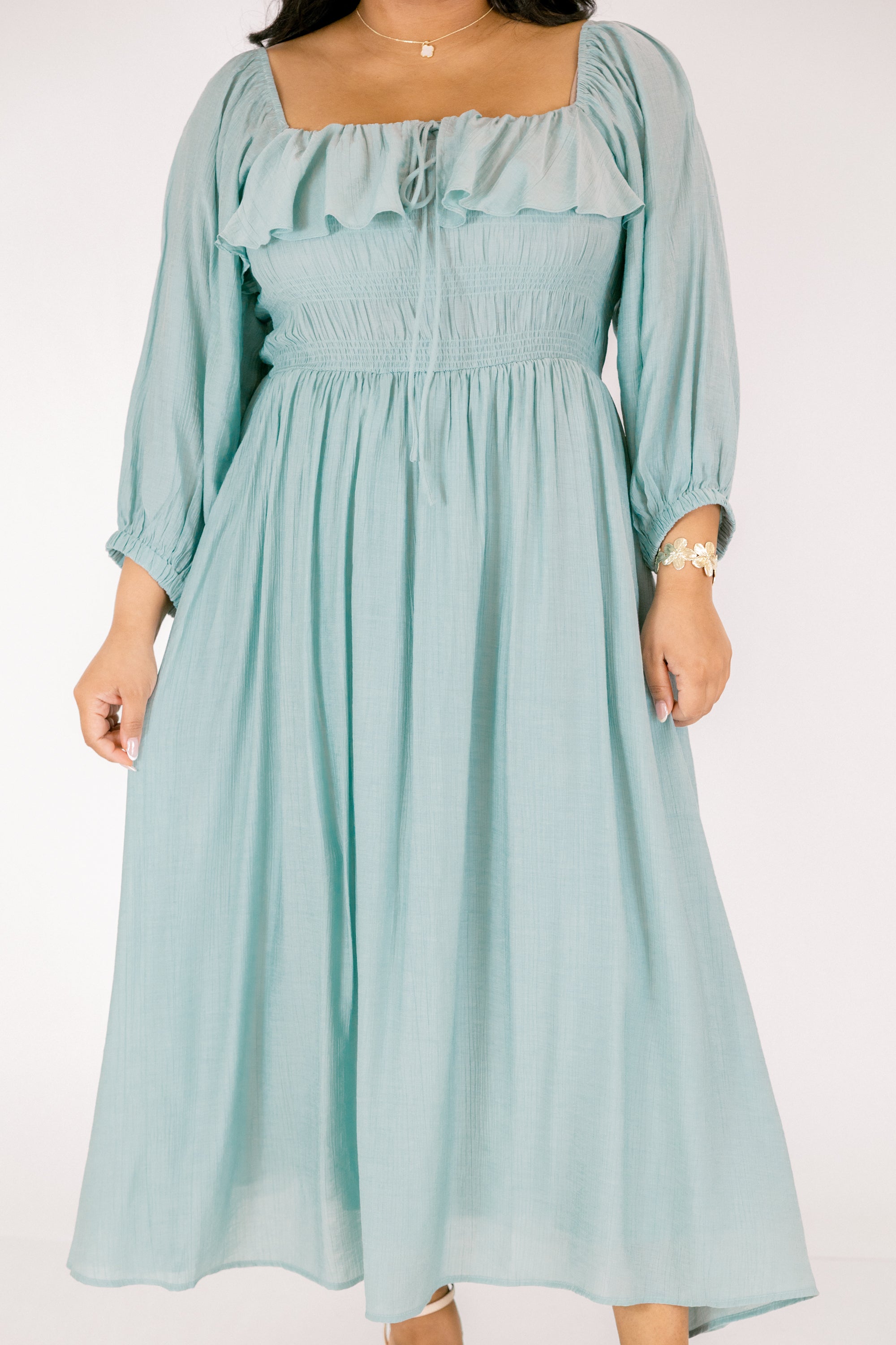 Grace Filled Dress, Seafoam