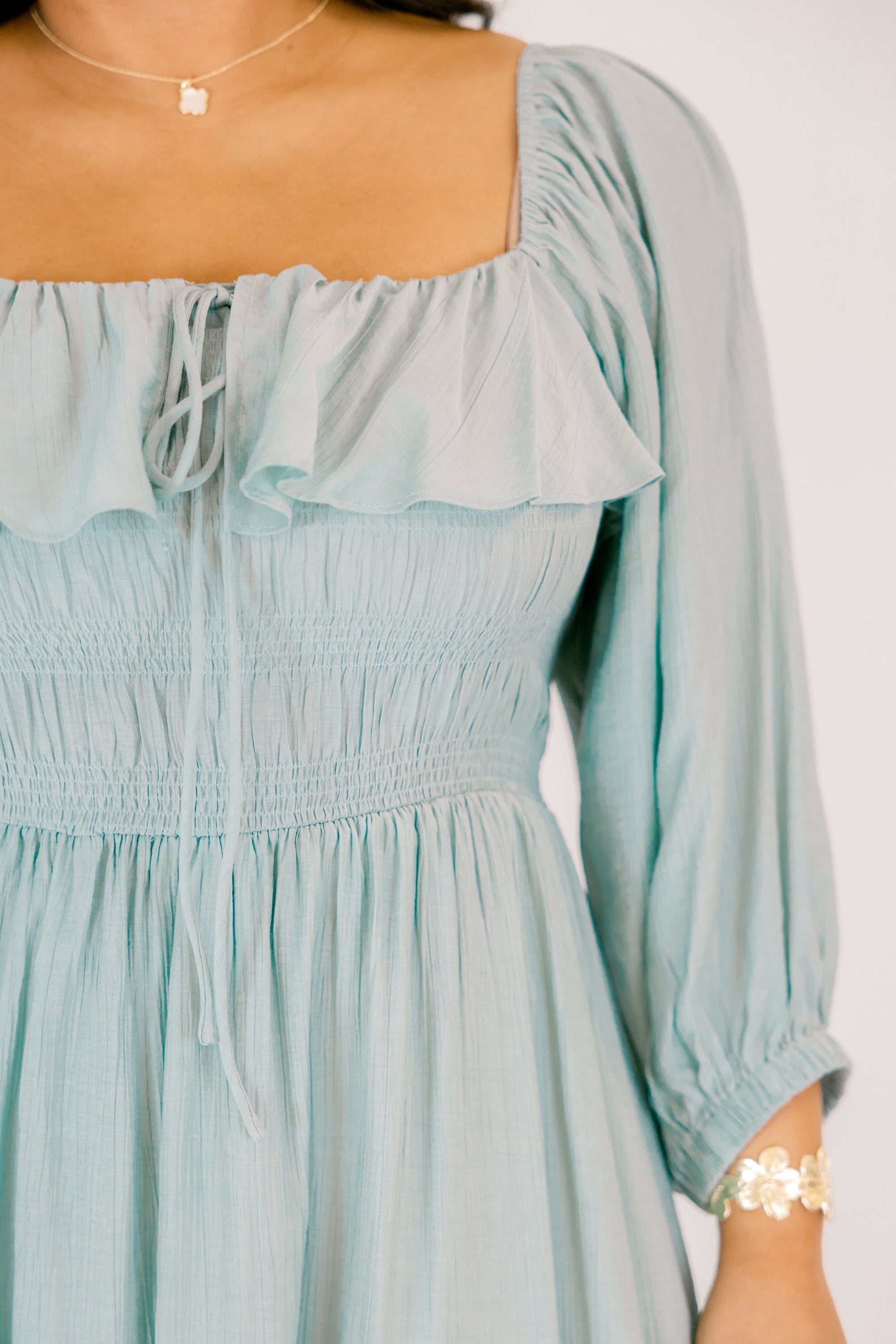 Grace Filled Dress, Seafoam