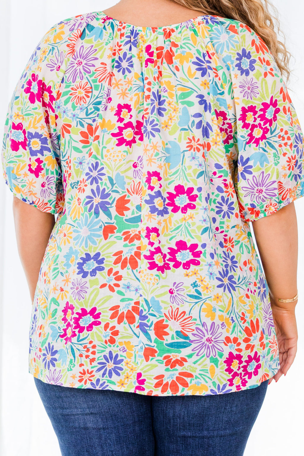 Graceful Florals Top, Multi
