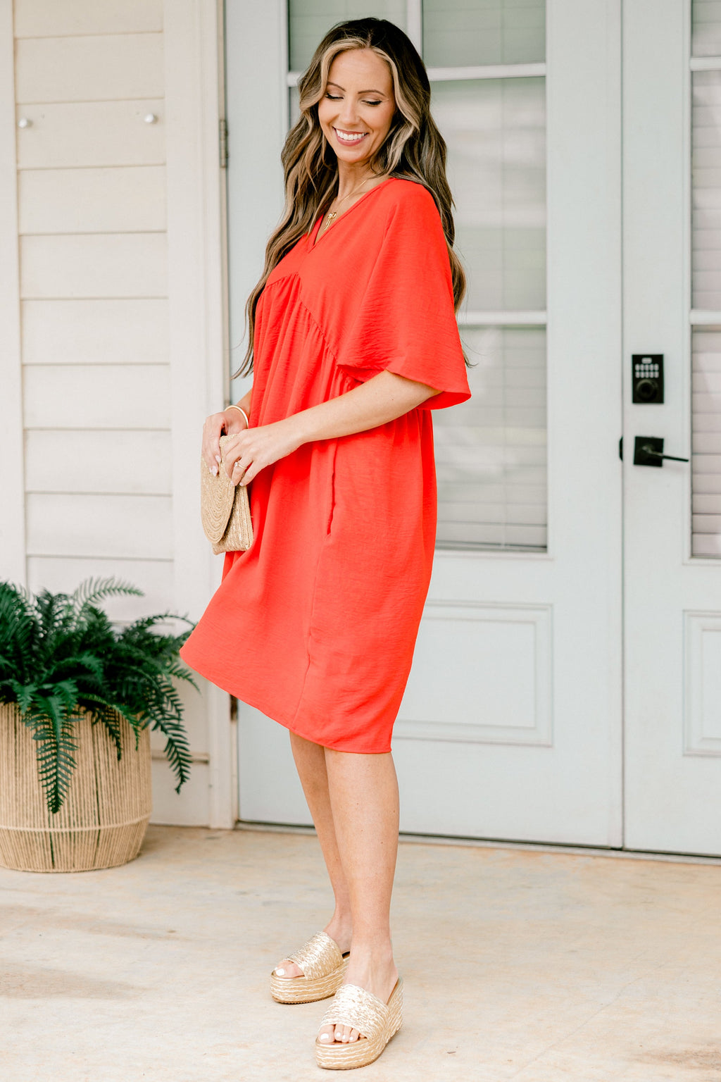 Growing With Time Dress, Fiesta