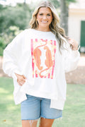 Grrl Power Comfy Crew, Ivory