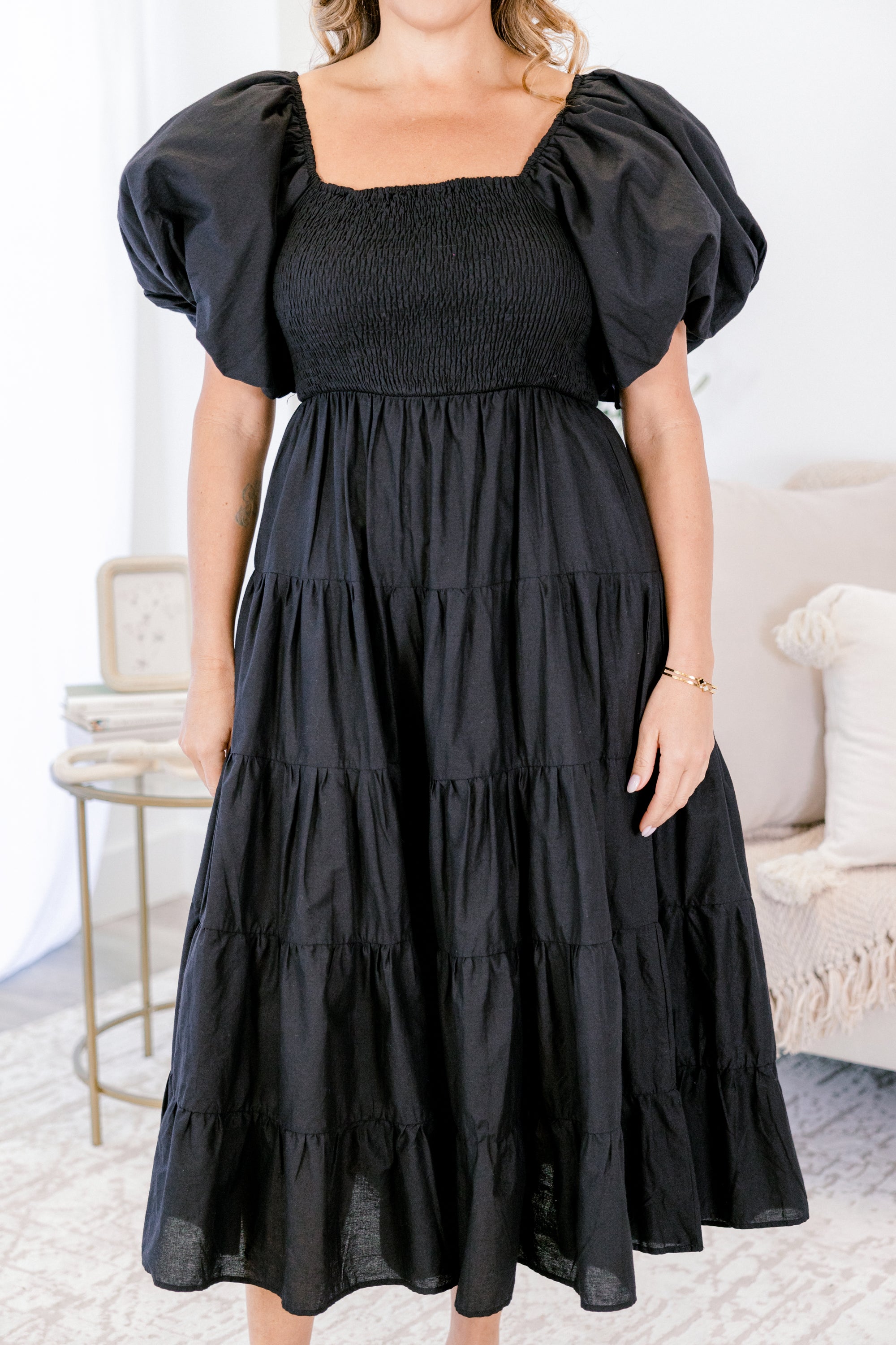 Half Past Sunset Dress, Black