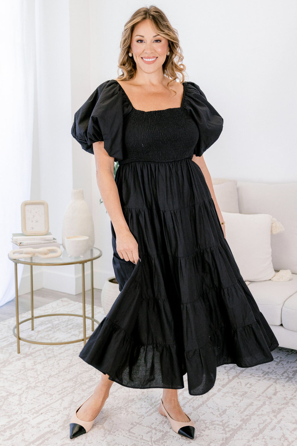 Half Past Sunset Dress, Black