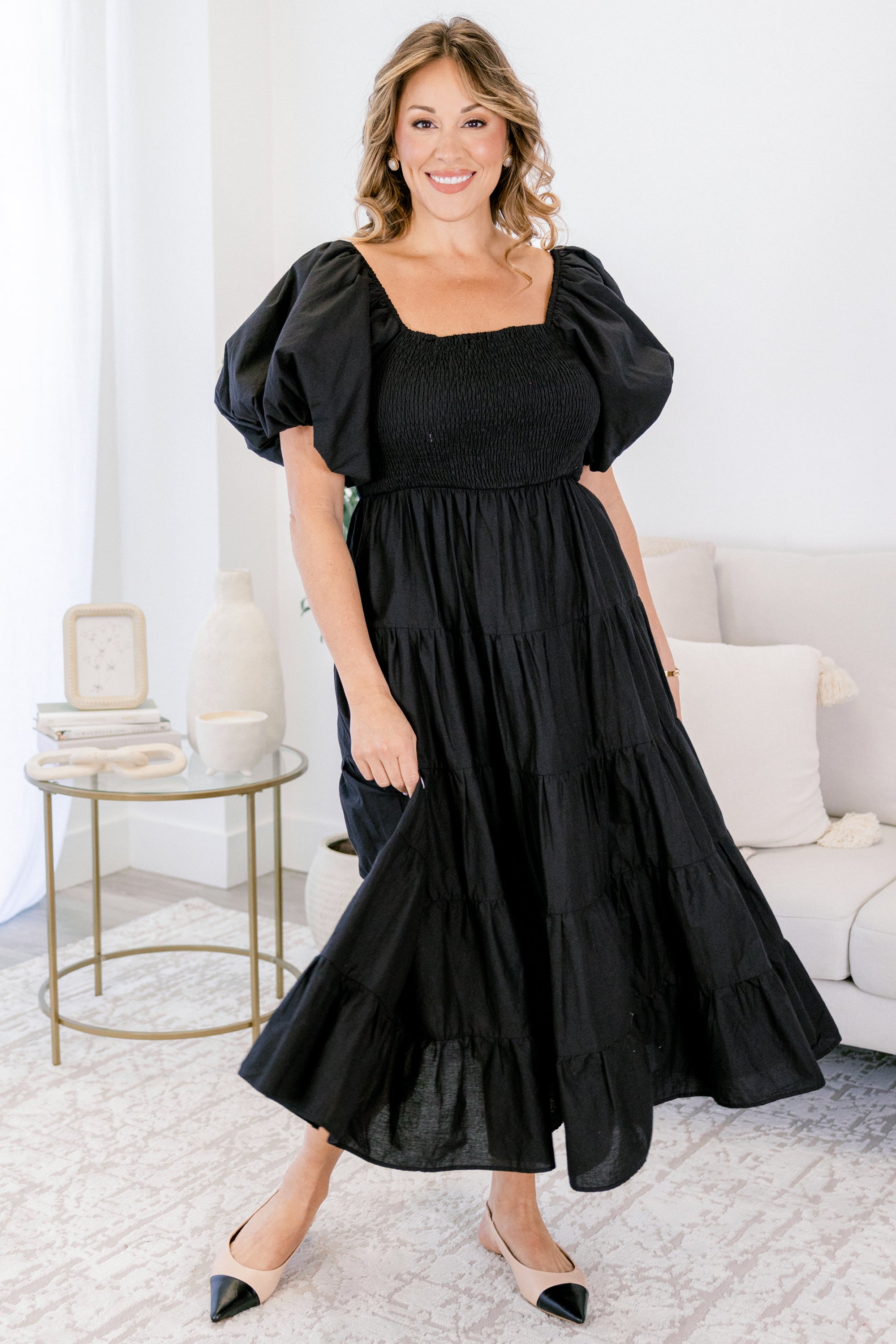 Half Past Sunset Dress, Black