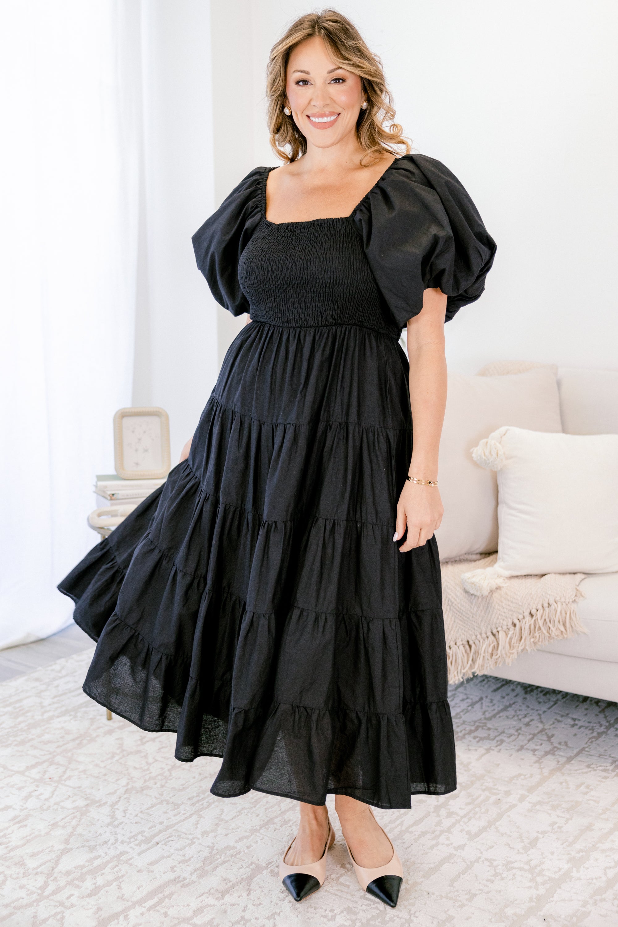 Half Past Sunset Dress, Black