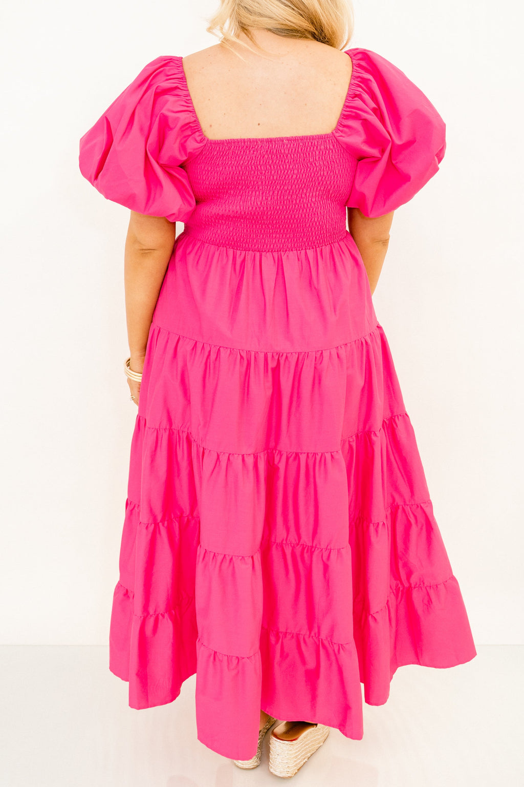 Half Past Sunset Dress, Fuchsia