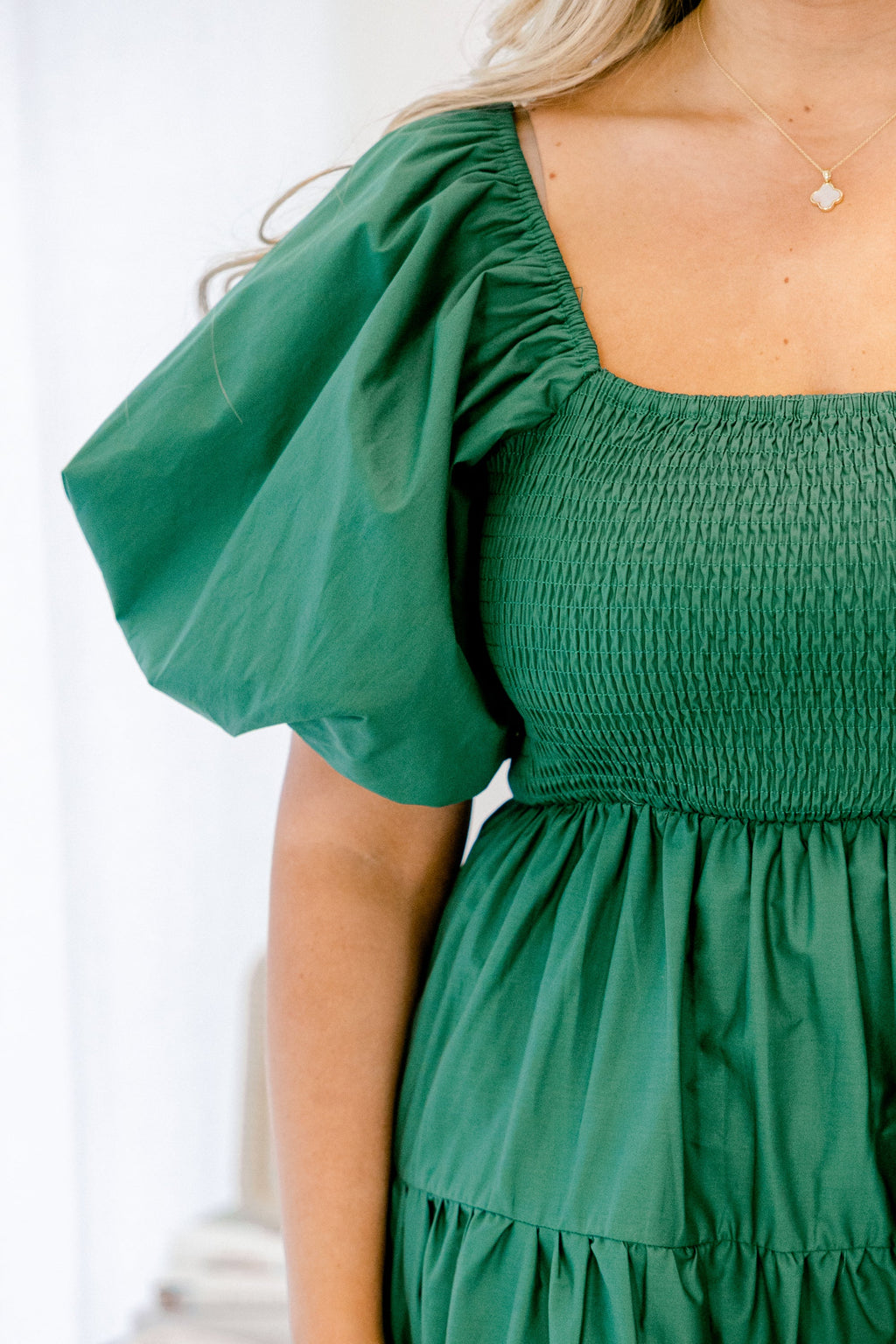 Half Past Sunset Dress, Hunter Green